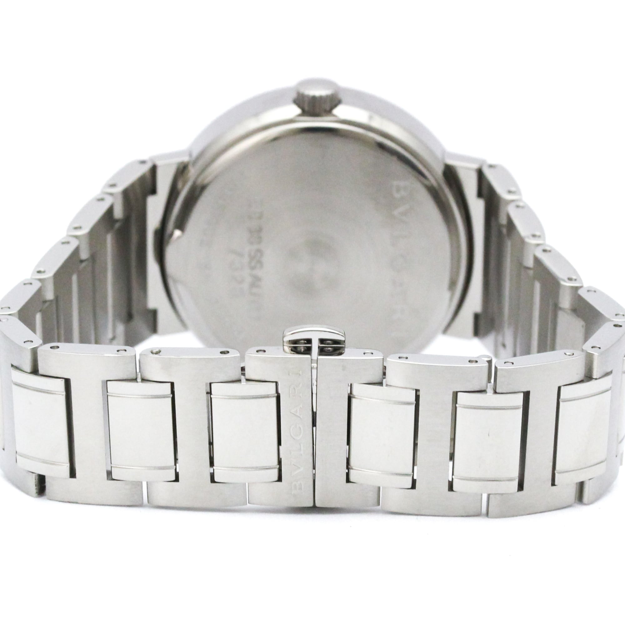Bulgari Bvlgari Bvlgari BB38SS AUTO Black Dial 38mm Watch