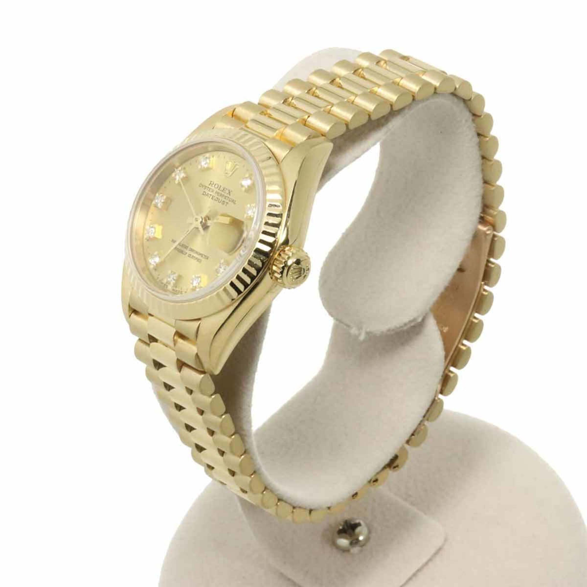 Montre Rolex Datejust 69178G Champagne avec cadran de 26 mm