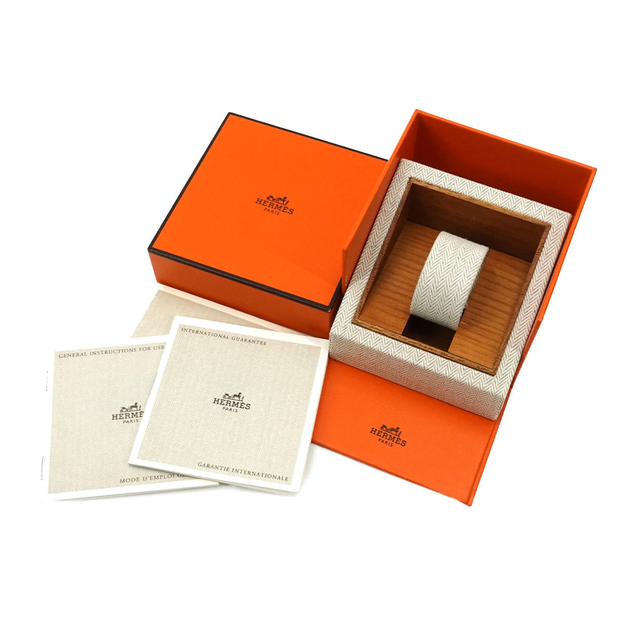 Hermes Clipper CL4 210 Wo Date Display Pink Quartz