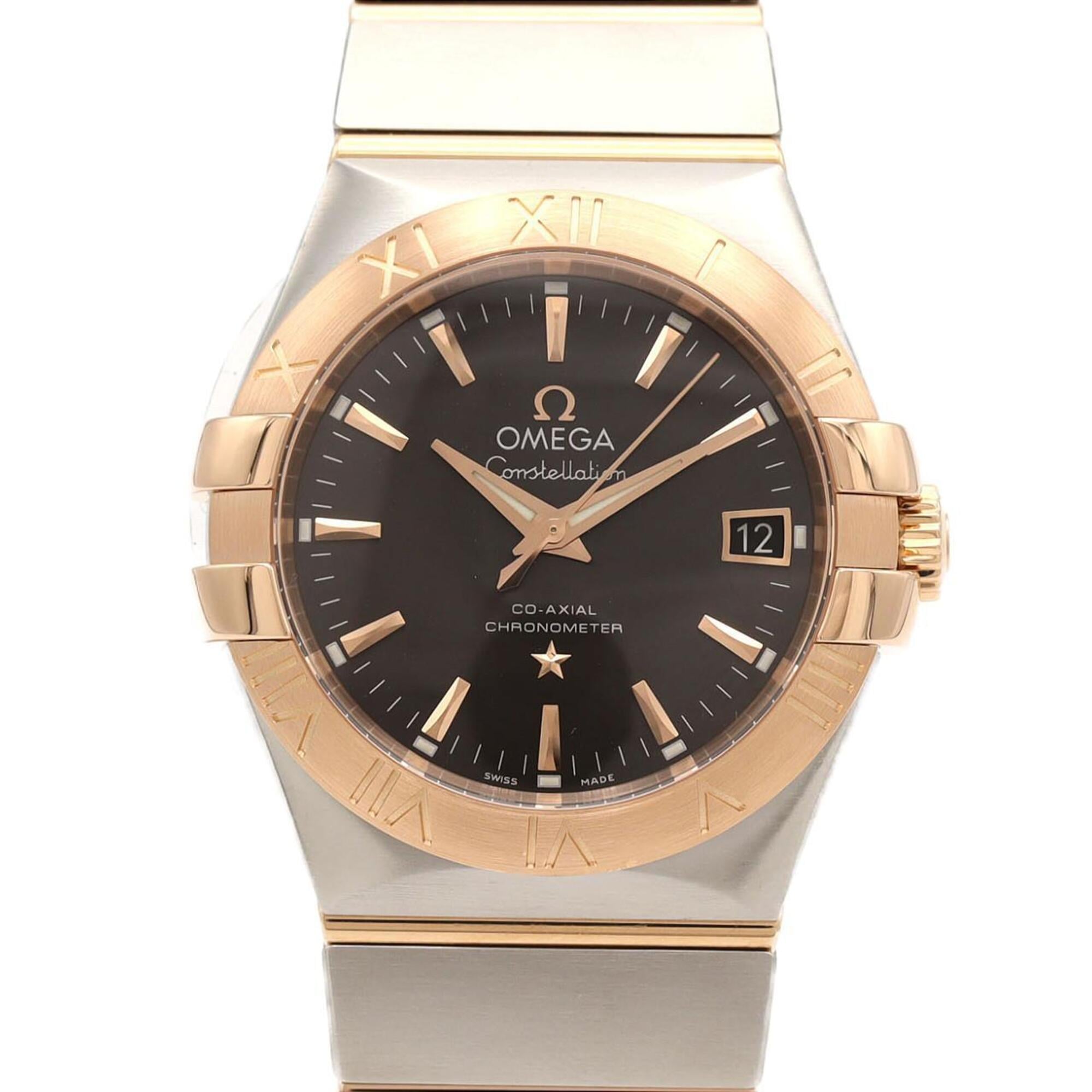 Omega Constellation Brushed 123.20.35.20.06.002 Gray Dial 35mm Watch