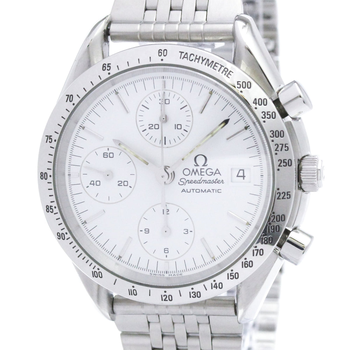 Omega Speedmaster 3511.2 Weiß Zifferblatt 39mm Uhr
