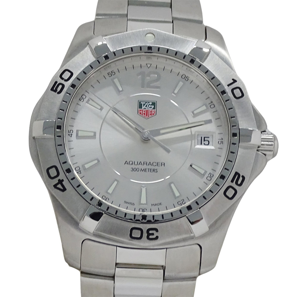 TAG Heuer Aquaracer WAF1112 WAF1112 BA0801 Silver Dial 40mm Watch