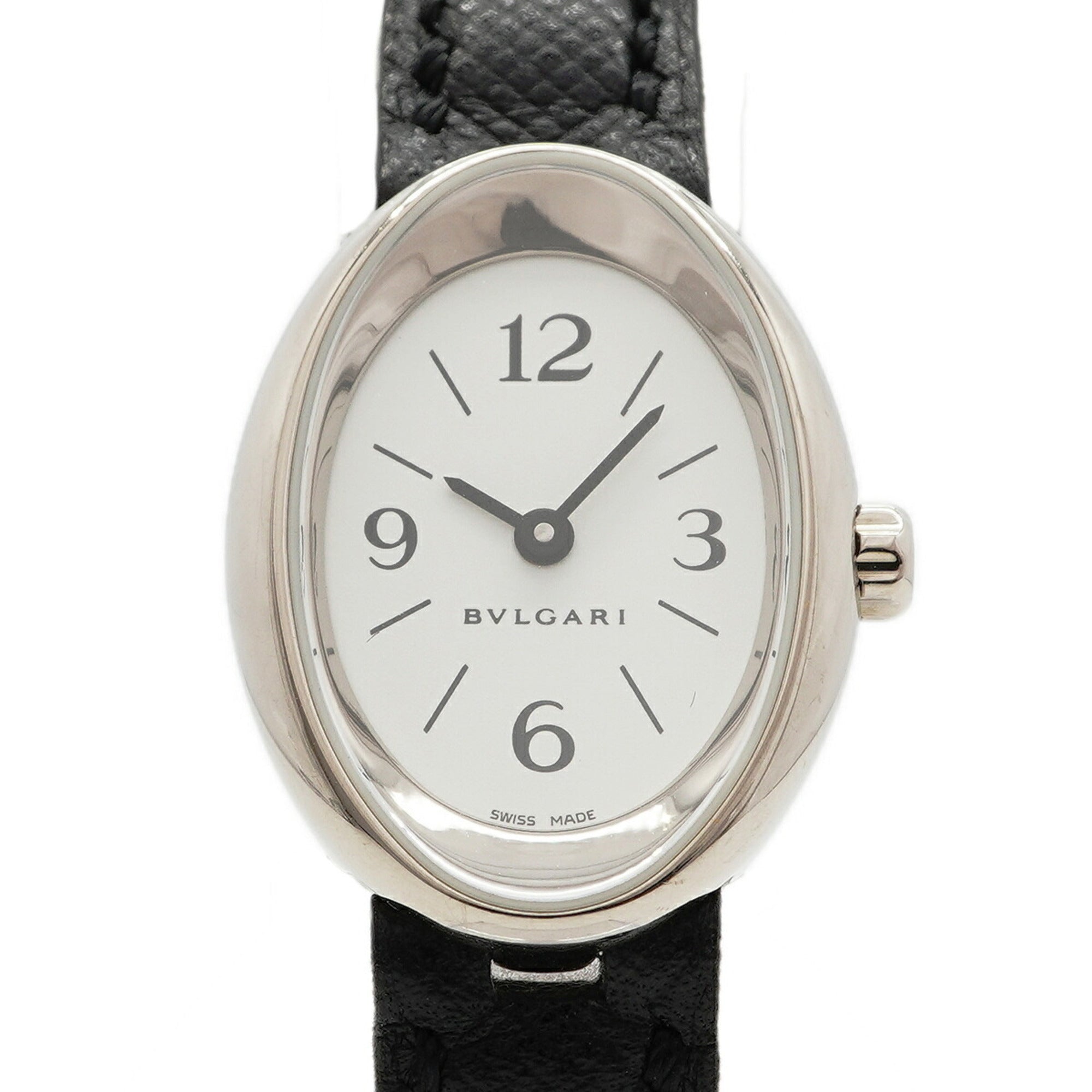 Bvlgari Oval OVW27G White Dial 20mm Watch