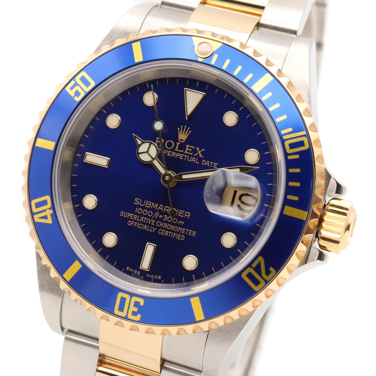 Rolex Submariner 16613 Blue Dial 40mm Watch