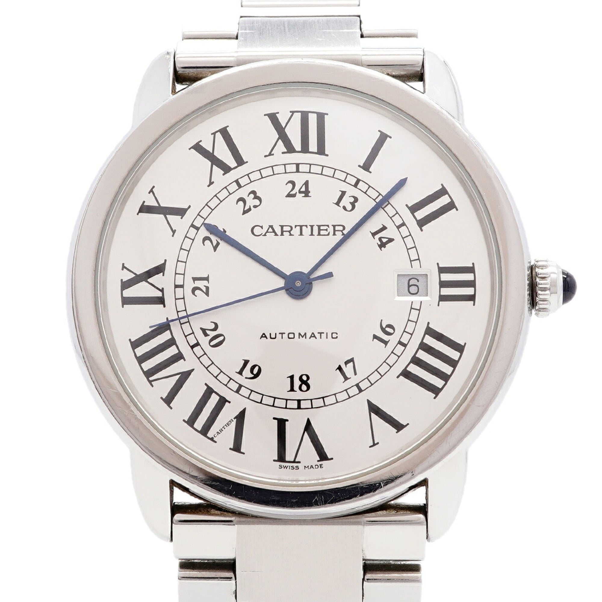 Cartier Ronde Solo XL W6701011 Silver Dial 42mm Watch