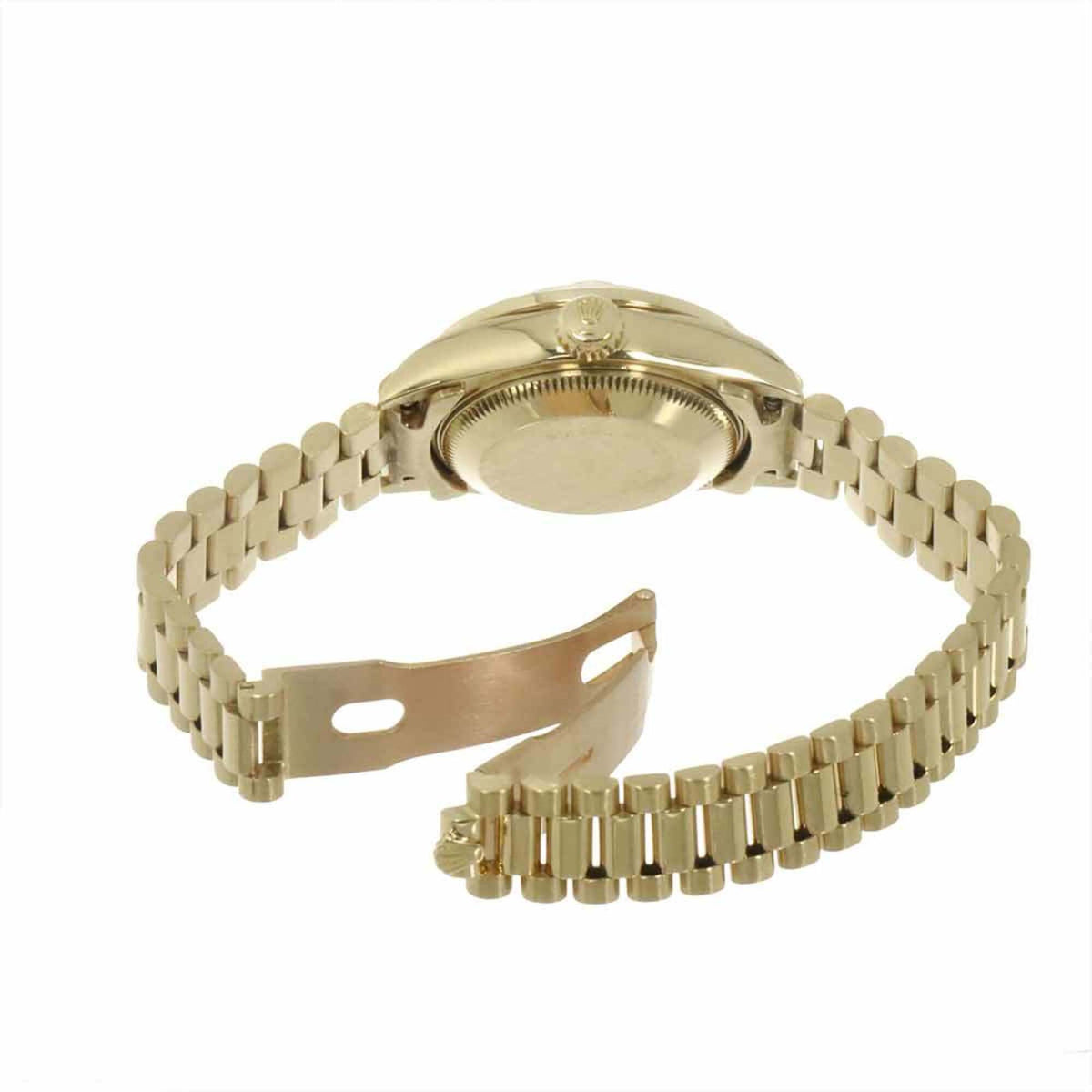 Rolex Datejust 69138G, goldenes Zifferblatt, 26 mm Uhr