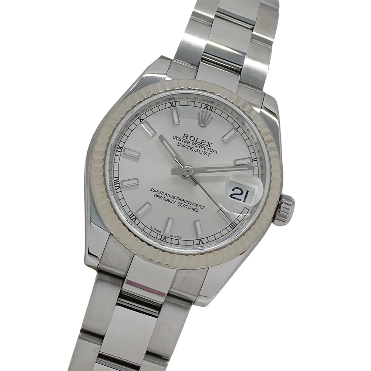 Rolex Datejust 178274 Z Silver Dial 31mm Watch