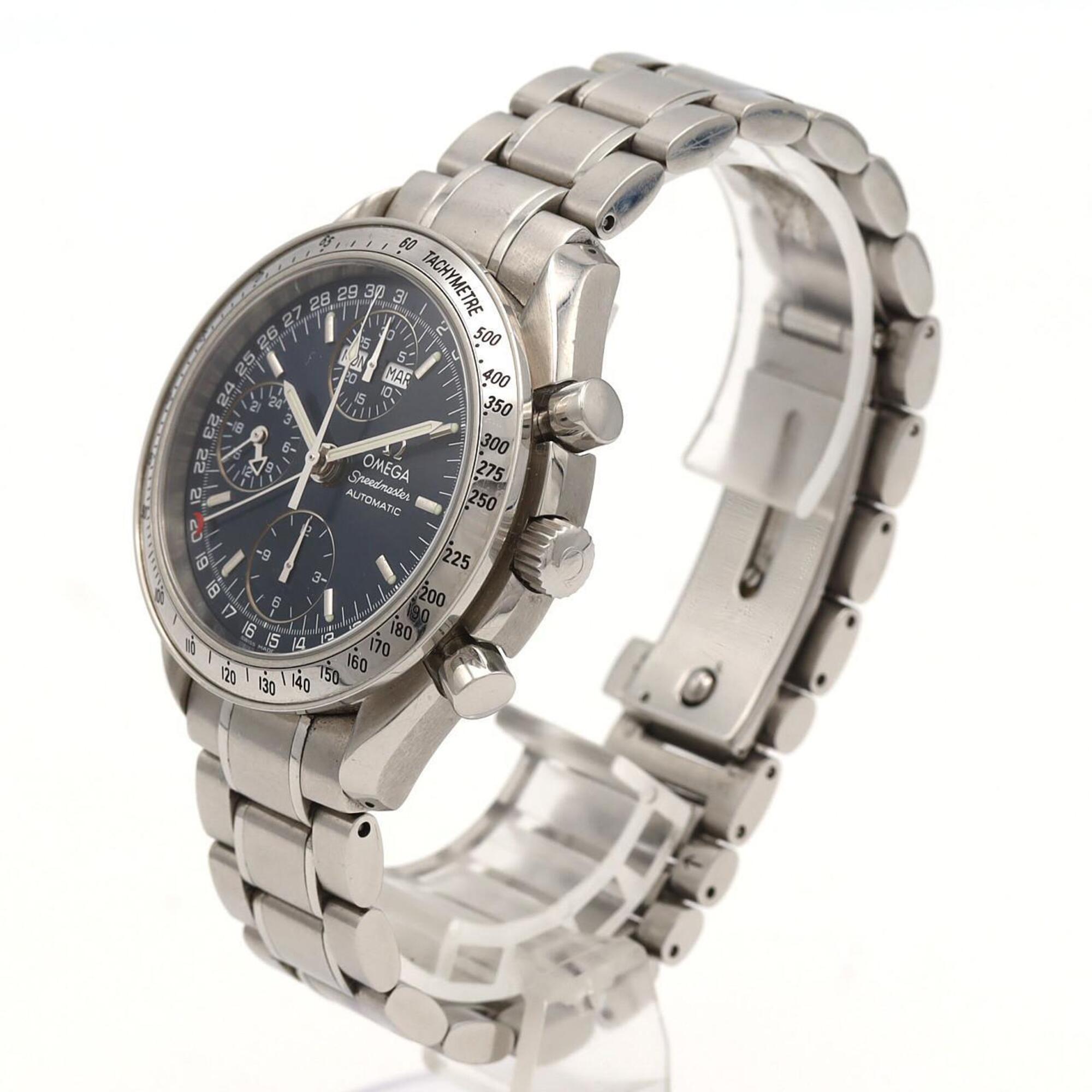 Montre Omega Speedmaster Day-Date 3523.8 cadran bleu 39mm