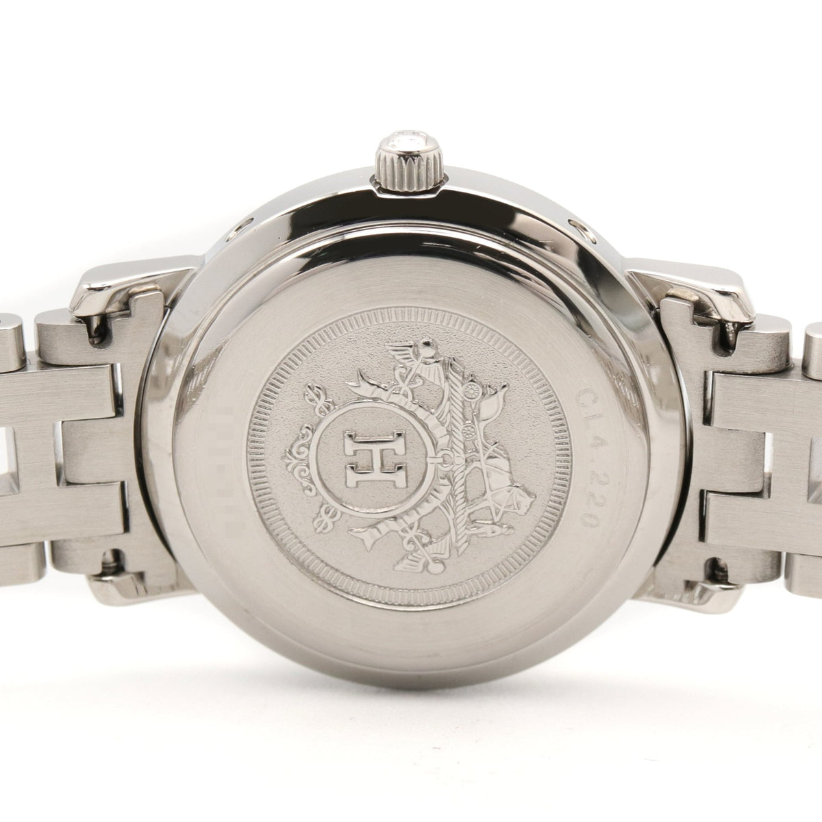 Hermes Clipper CL4.220 Elfenbein Zifferblatt 24 mm Uhr