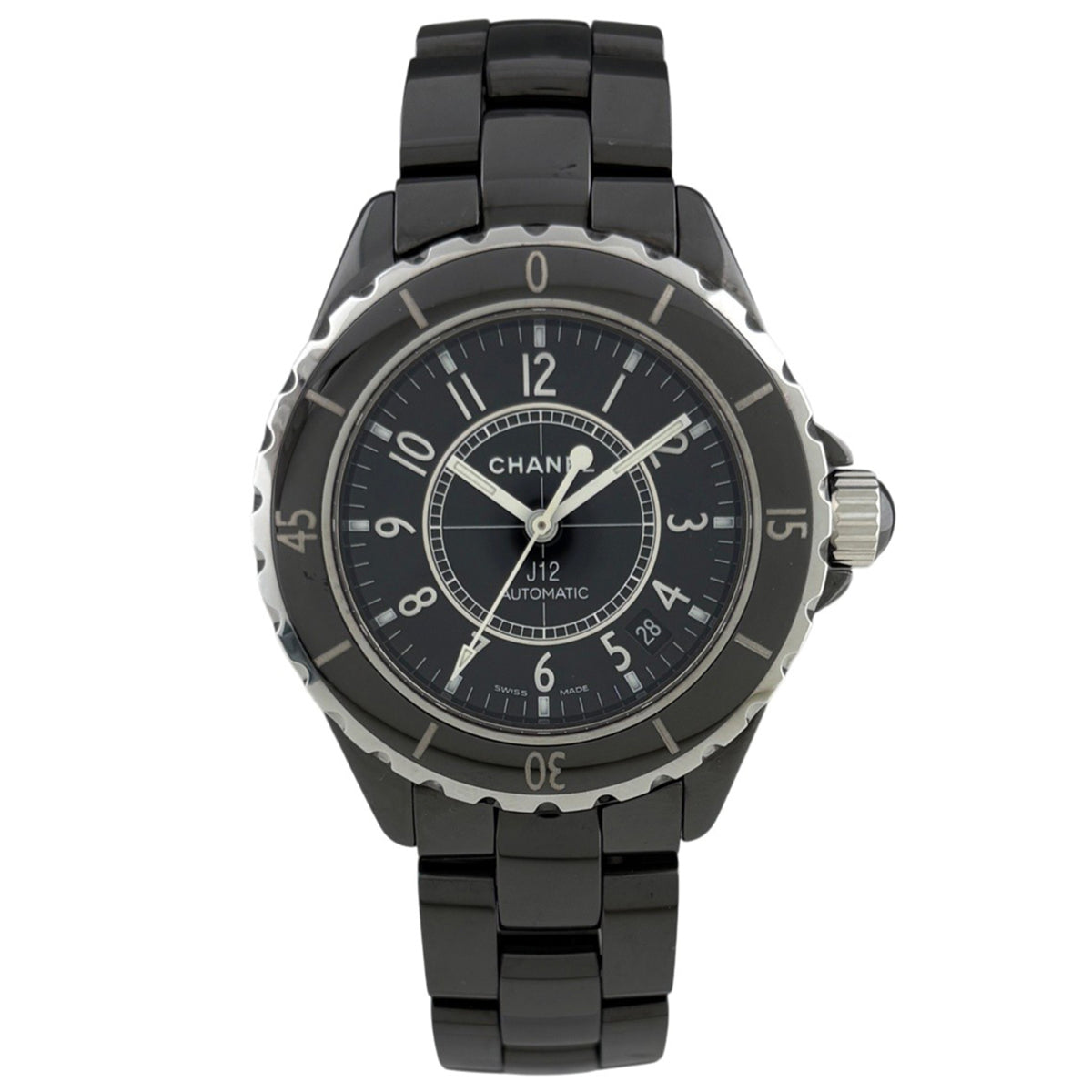 Chanel J12 H0685 Schwarz Zifferblatt 39mm Uhr