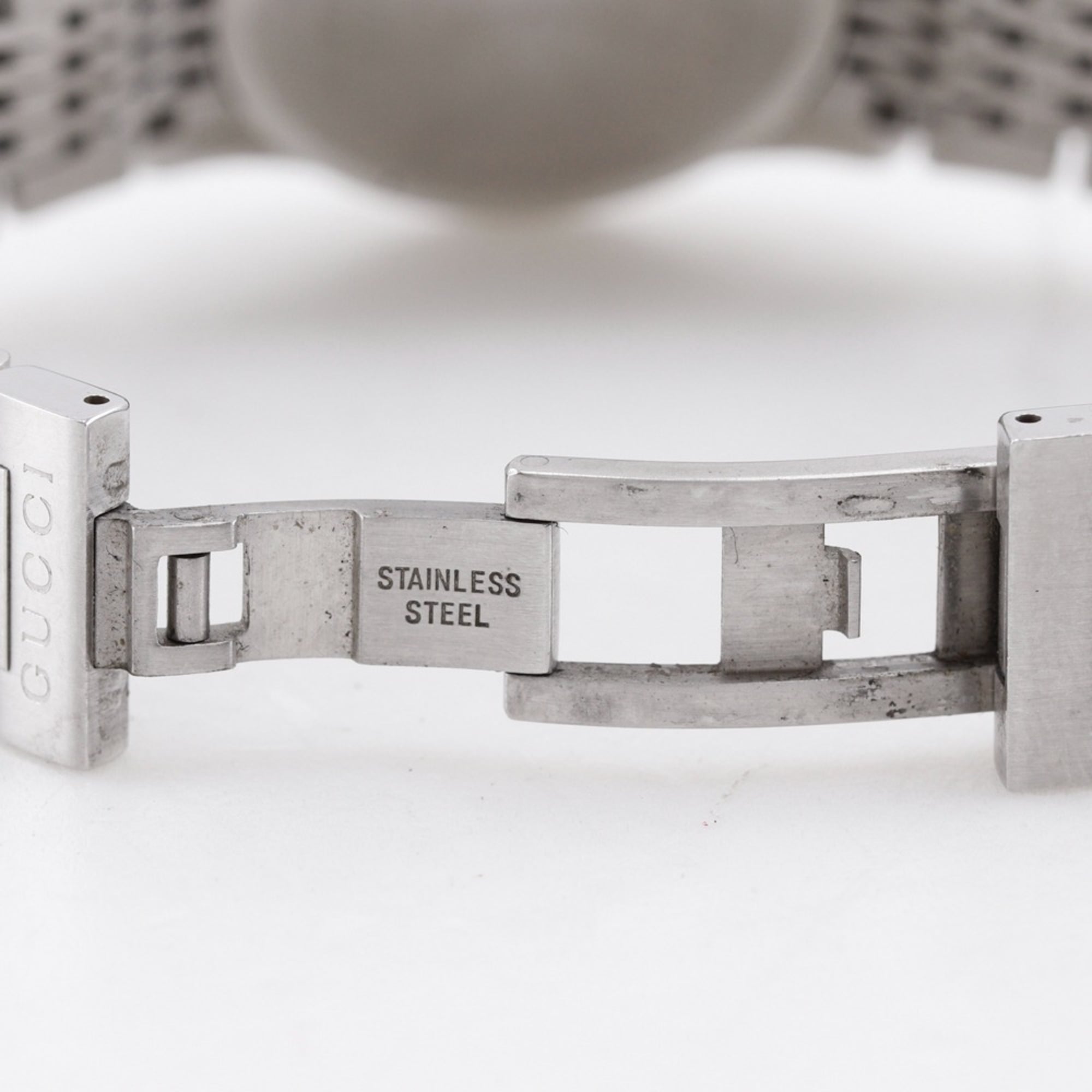 Gucci GUCCI-horloge 126.5 Roestvrij staal, quartz, analoog, groene wijzerplaat, damesmodel