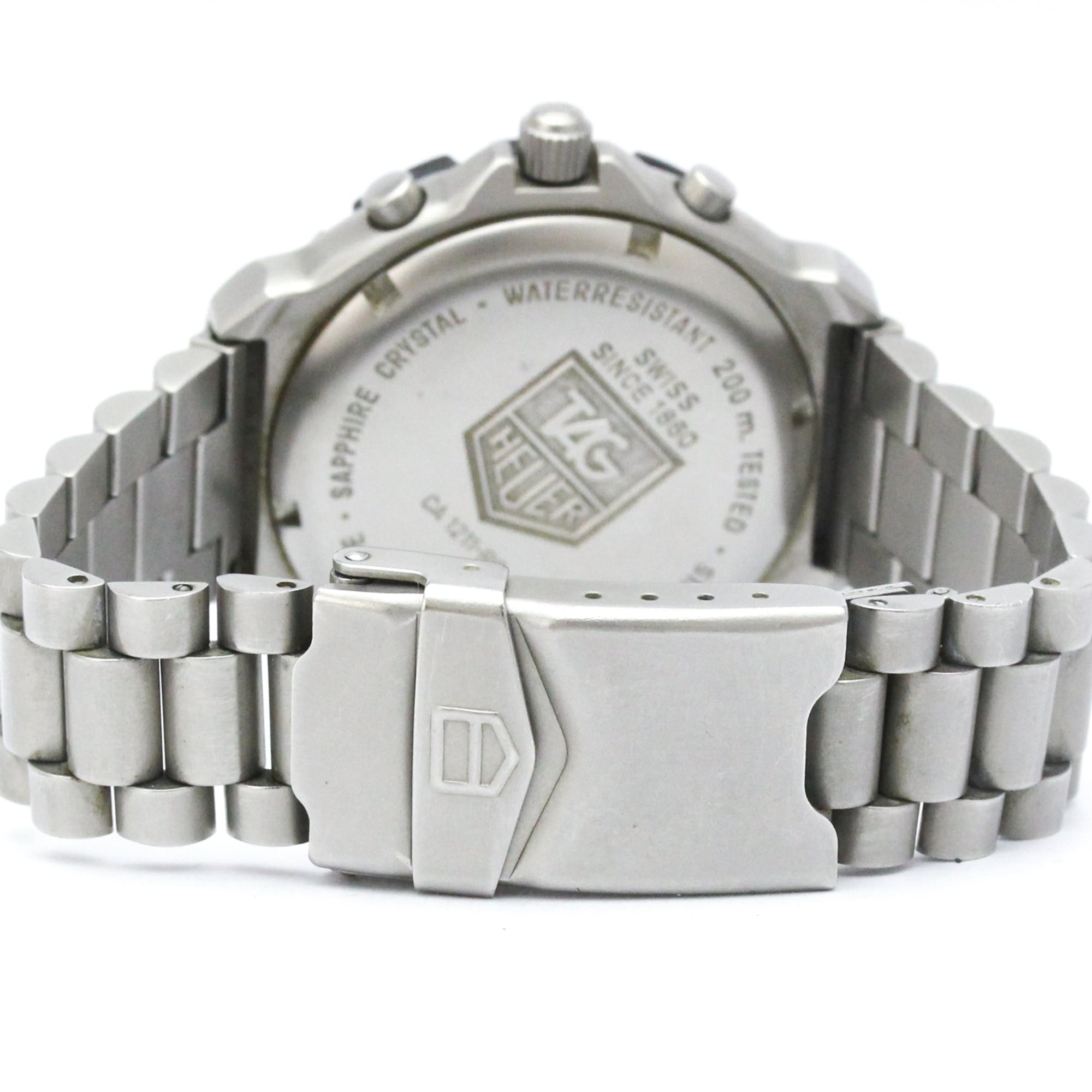 TAG Heuer 2000 Series CA1211 Black Dial 38mm Watch