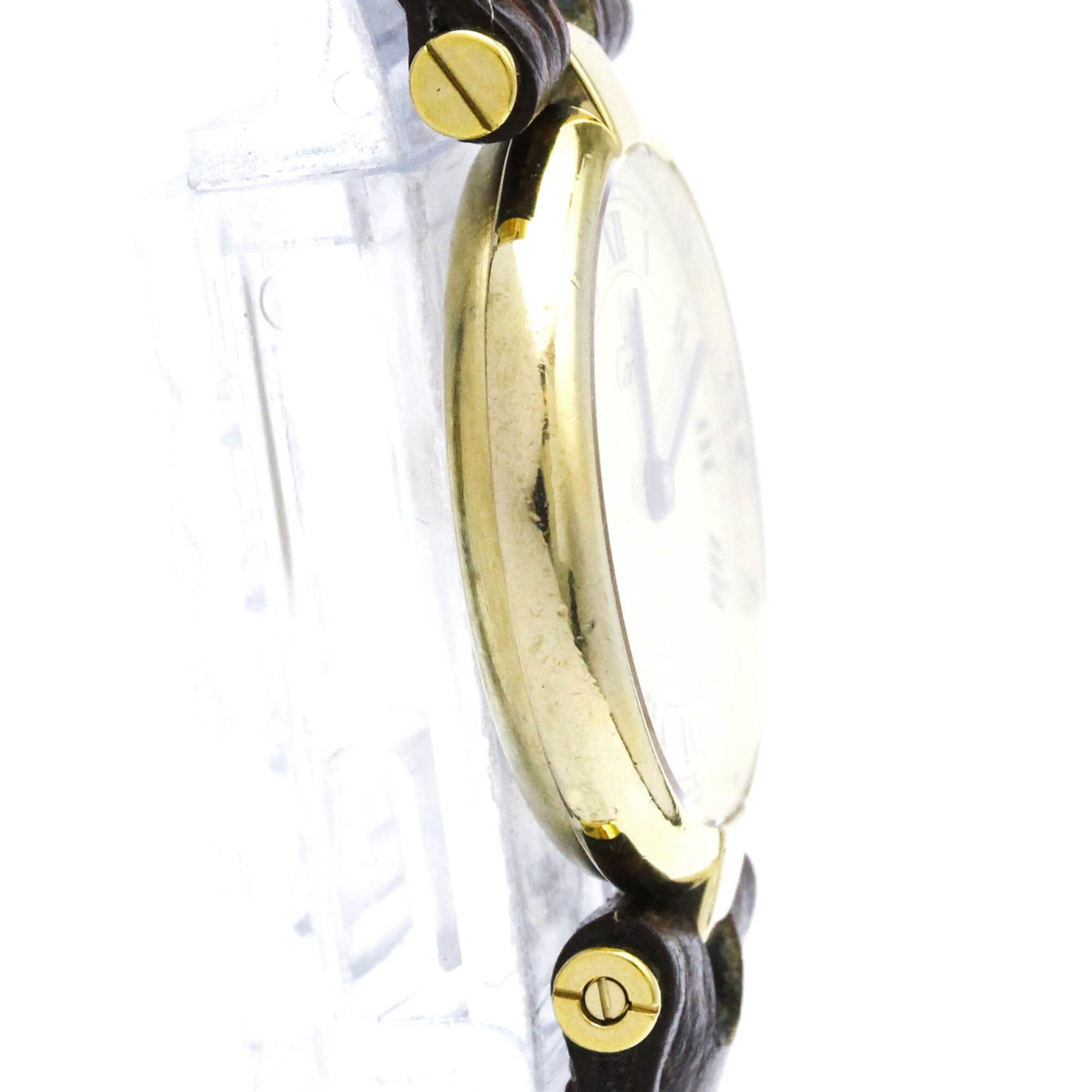 CARTIER Must Vendome Vermeil Gold Plated Quartz Ladies Watch
