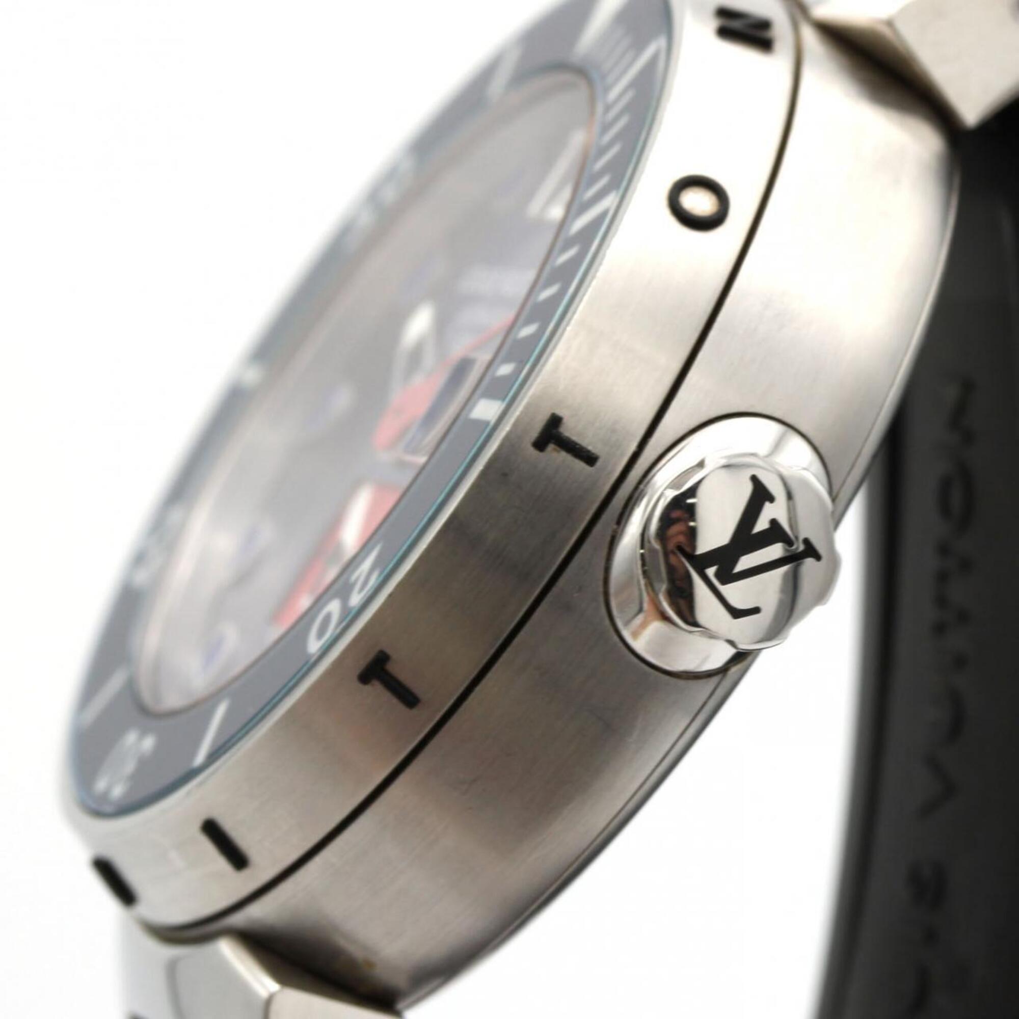 Louis Vuitton Tambour Diving Blue Q103F Blue Dial 44mm Watch