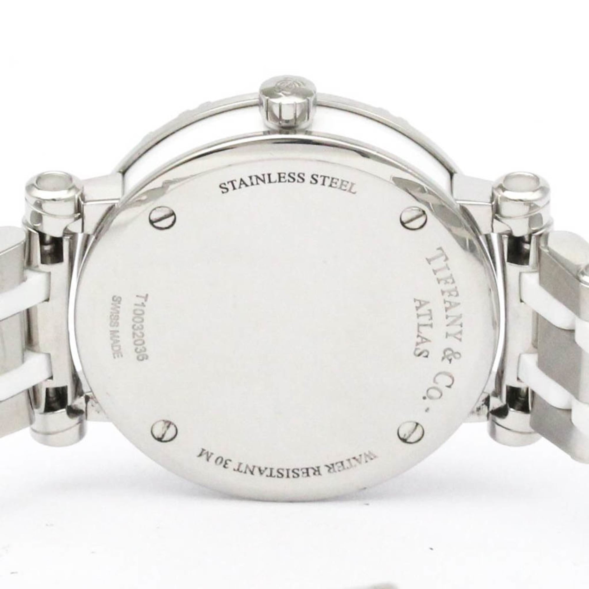 TIFFANY Atlas dameshorloge van keramiek en staal Z1300.11.11A20A00A