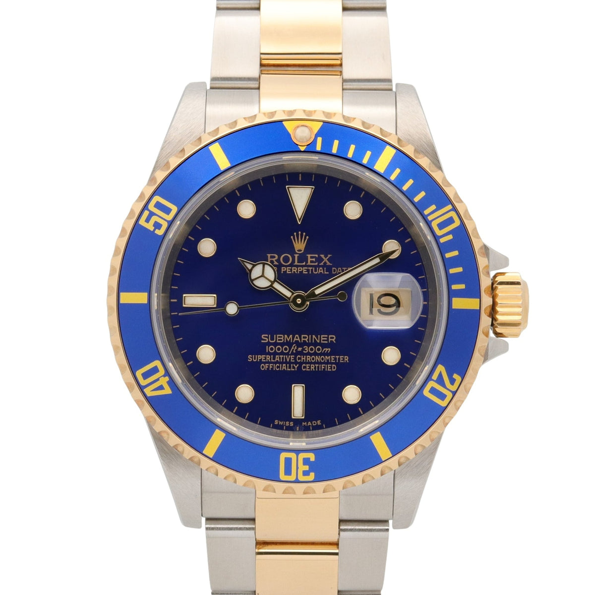 Rolex Submariner 16613 Blue Dial 40mm Watch