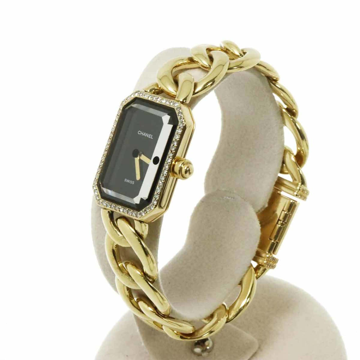 Chanel Premiere, großes Modell H0113 Schwarz, Zifferblatt 20 mm Uhr