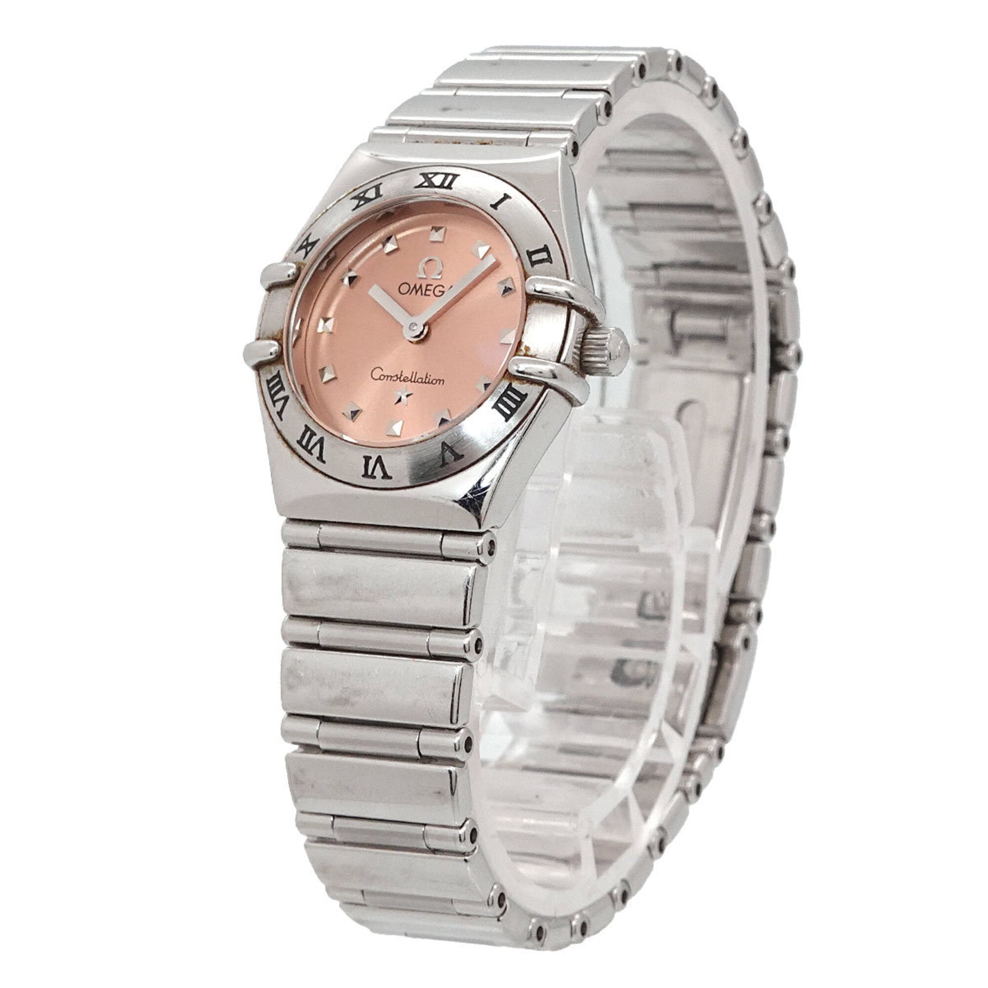 Omega Constellation Mini My Choice 1561 61 Pink Dial 22mm Watch