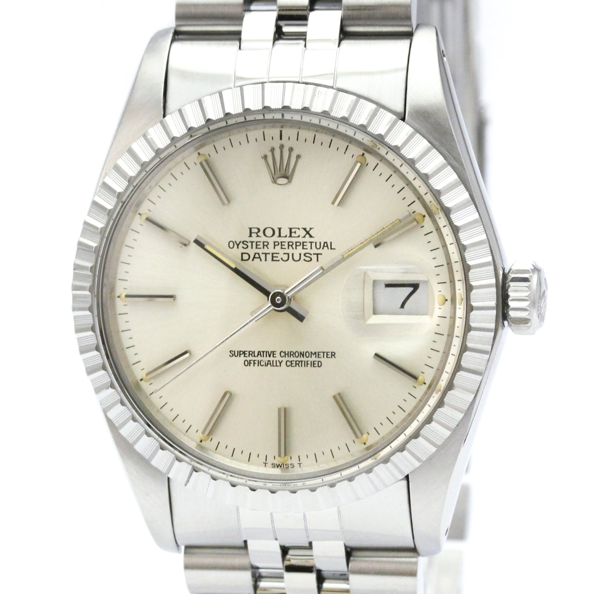 Rolex Datejust 16030 Silver Dial 36mm Watch
