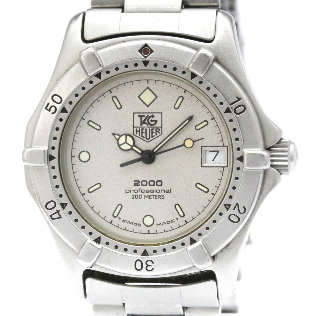 TAG Heuer Serie 2000 962213 Silber Zifferblatt 36 mm Uhr