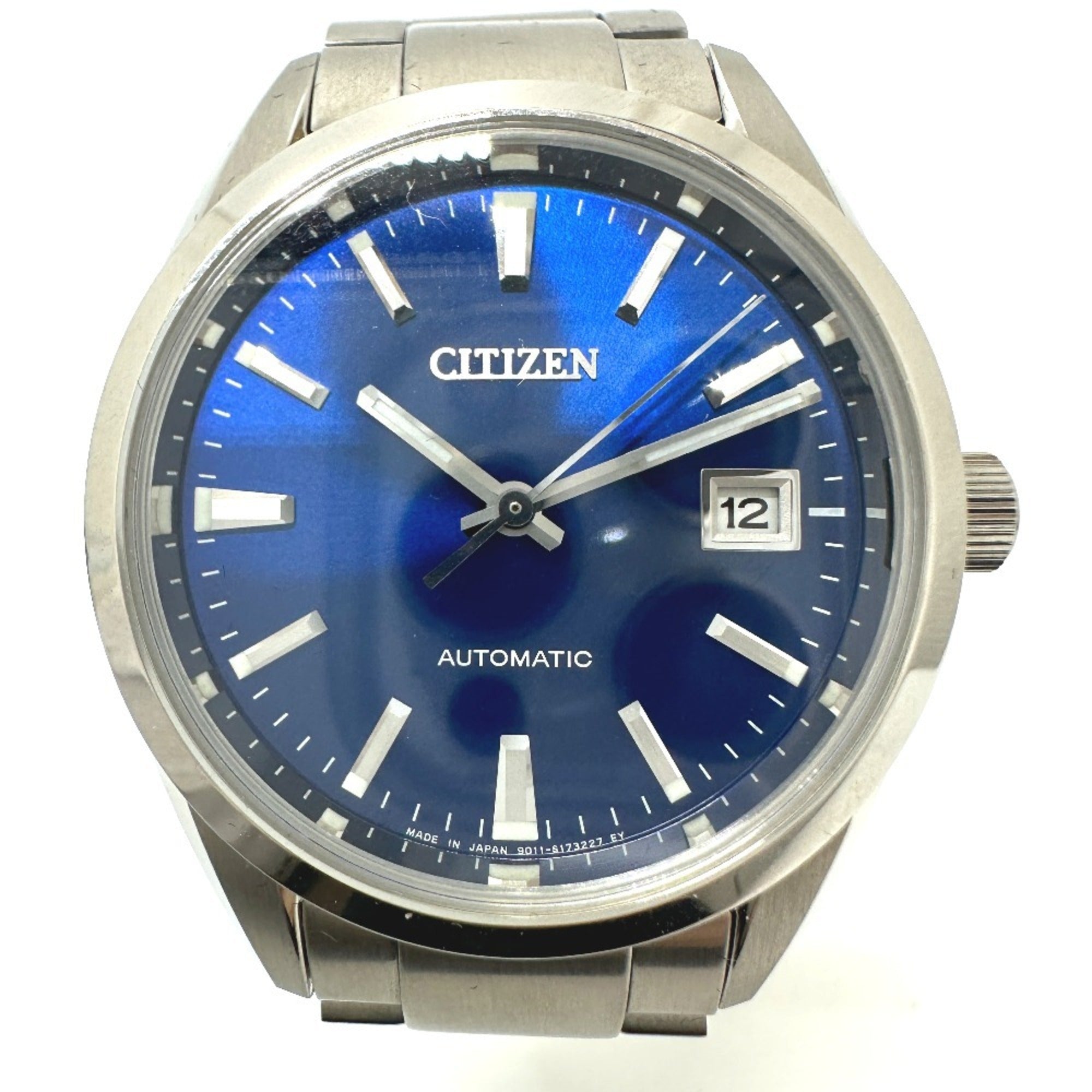 CITIZEN NB1050-59L Mechanical Automatic Date Watch, Stainless Steel, Men's, Silver, Like New