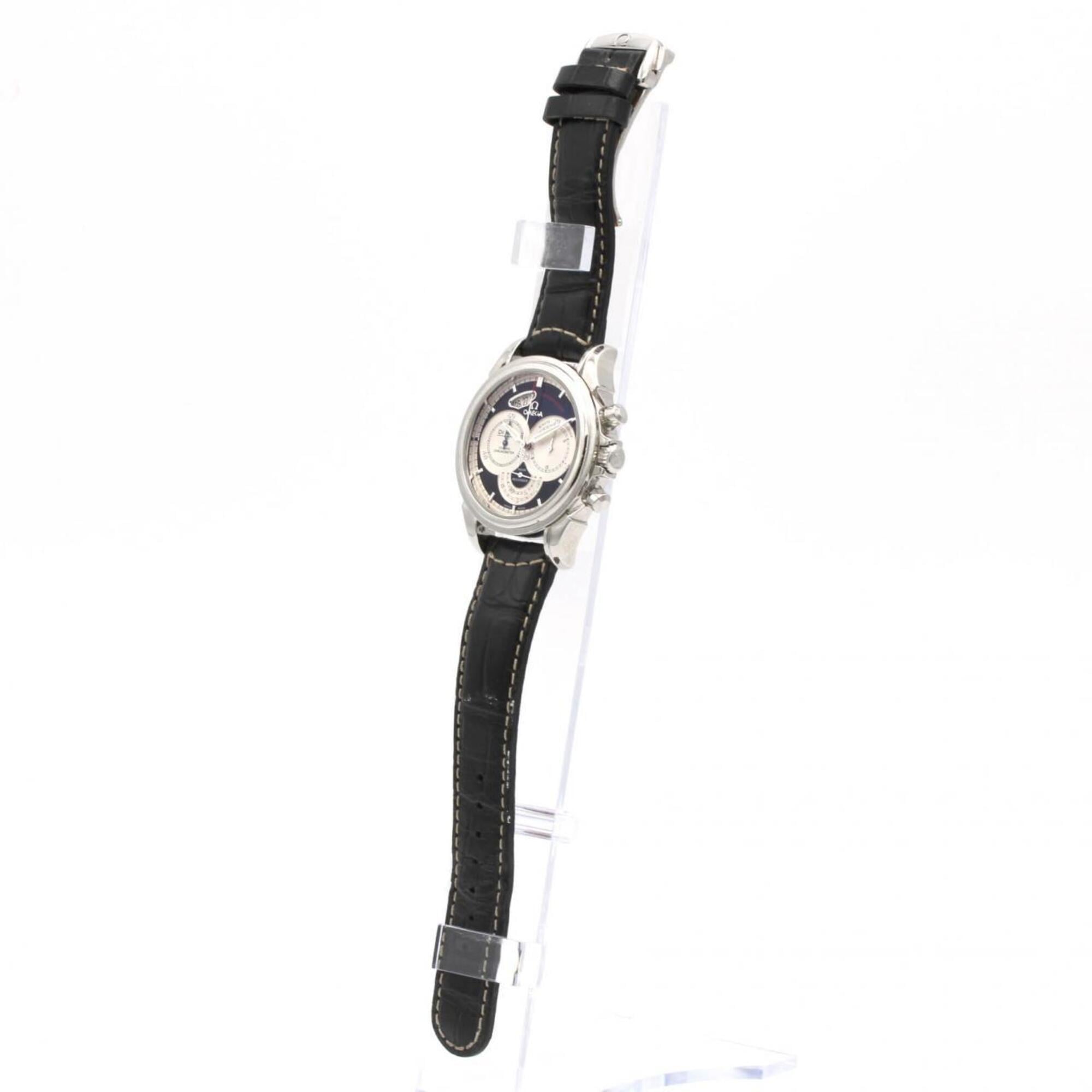 Omega De Ville Co-Axial Chronoscope 4850.50.31 Black, Silver Dial 40mm Watch