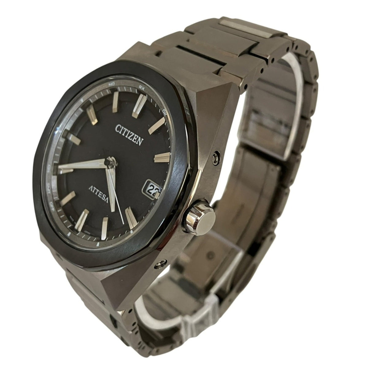 Citizen Attesa H128-00CWT01/CB3044-55E Black Dial 39mm Watch