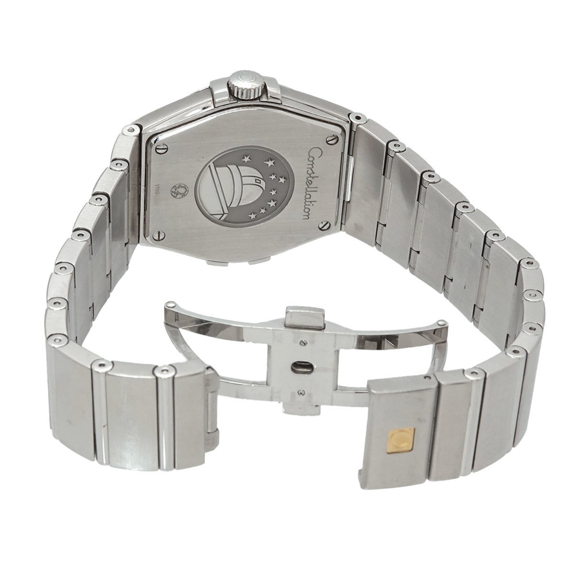 Omega Constellation 123 10 35 60 02 001 Date Silver Quartz