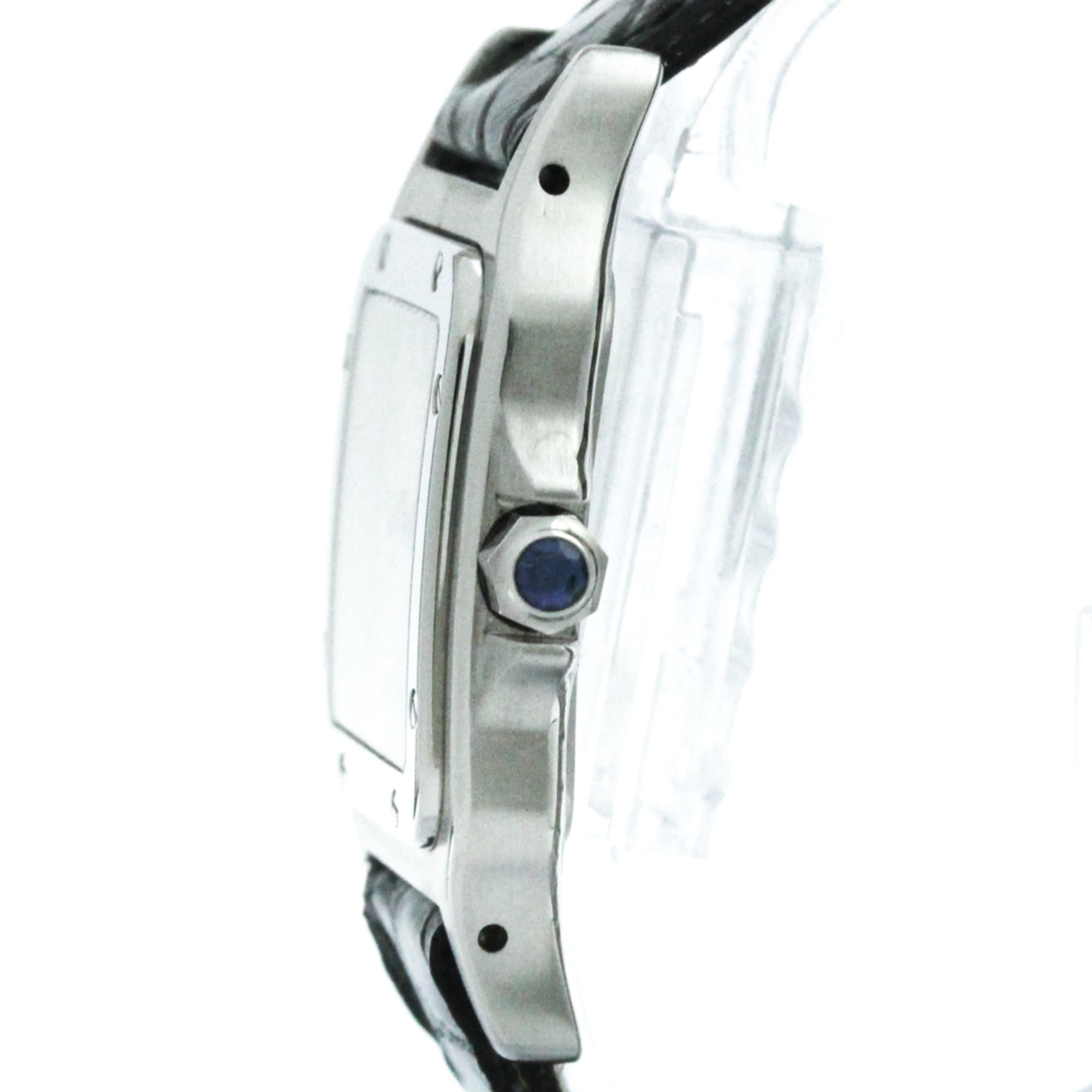 CARTIER Santos Galbee stalen quartz herenhorloge W20025D6