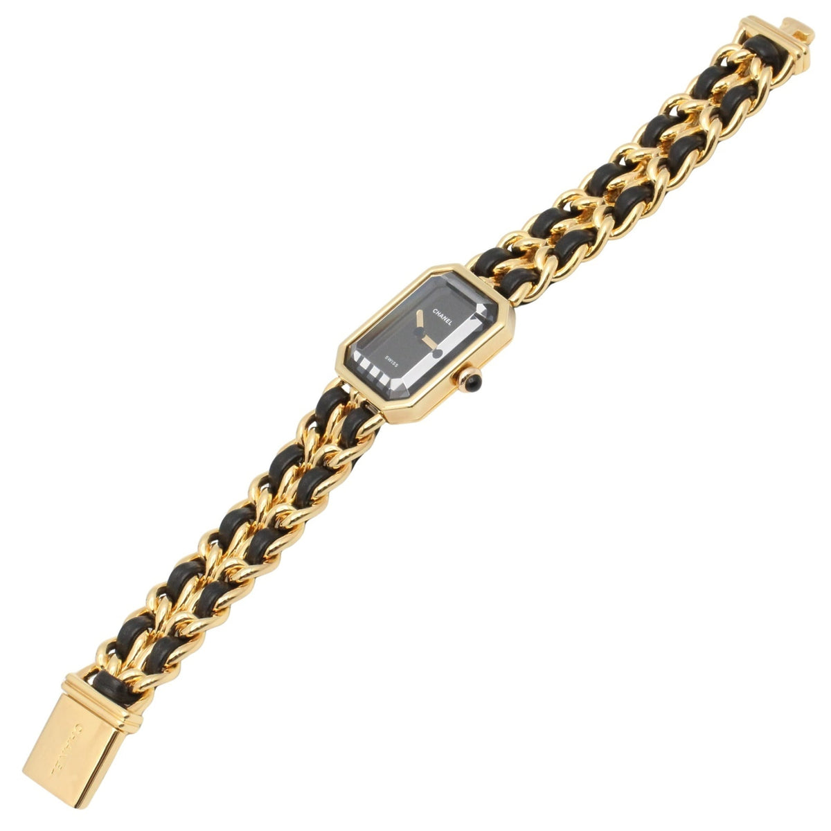 Chanel Première M H0001 Black Dial 20mm Watch