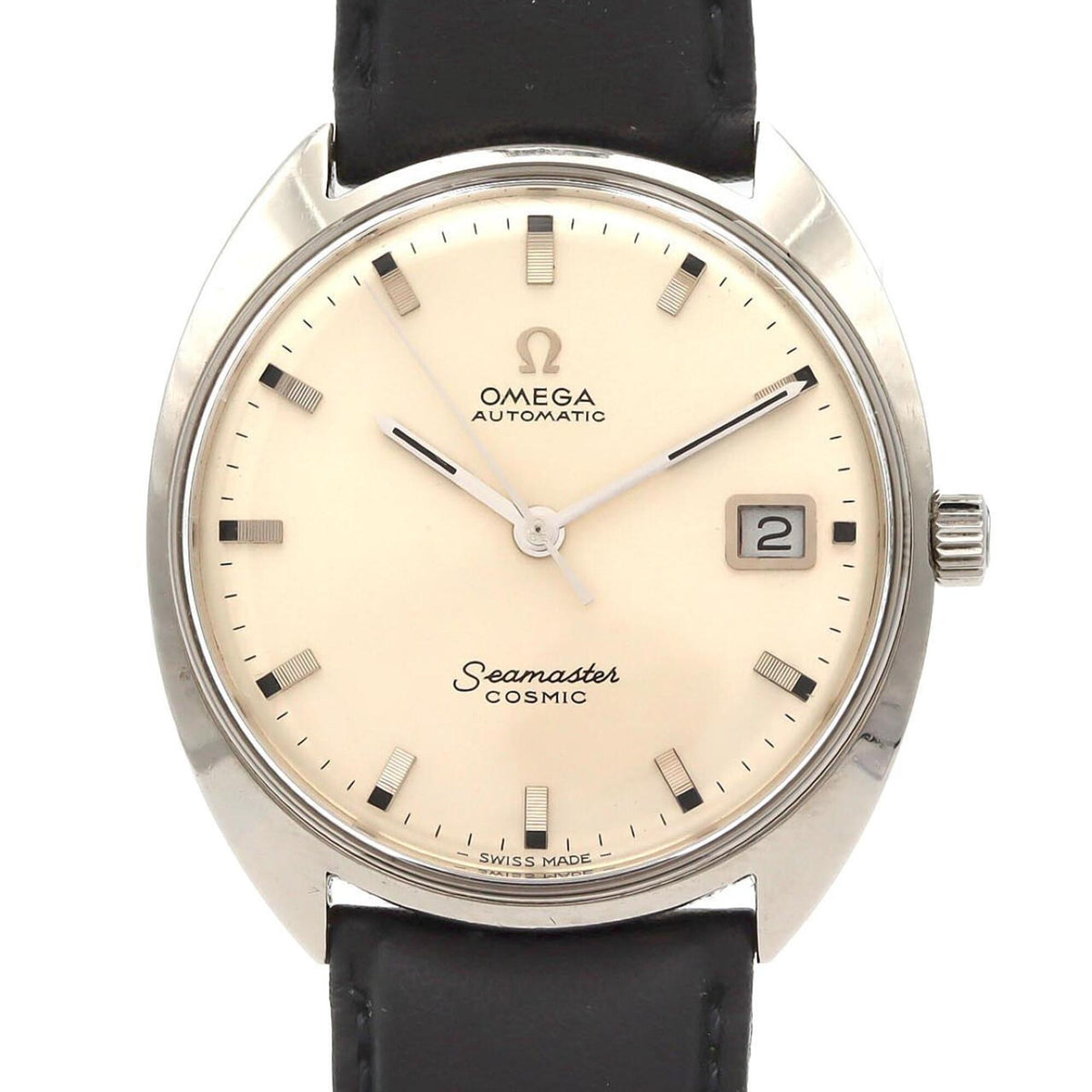 Omega Seamaster Cosmic 166026 Silber Zifferblatt 35 mm Uhr