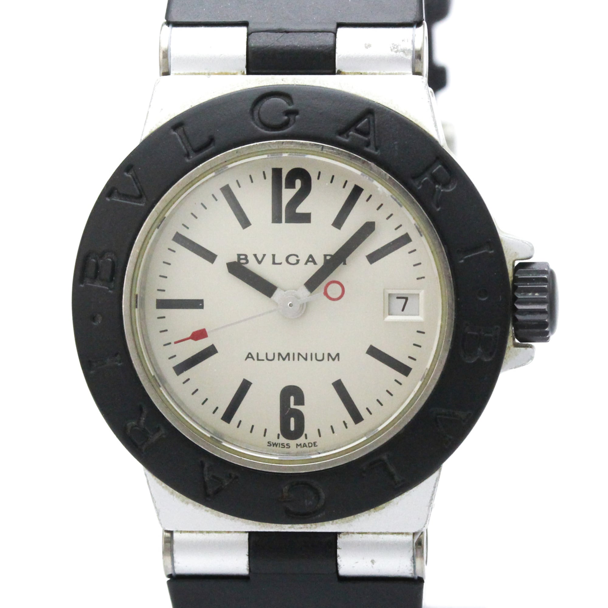 Montre Bvlgari Aluminium AL29TA, cadran argenté, 29 mm