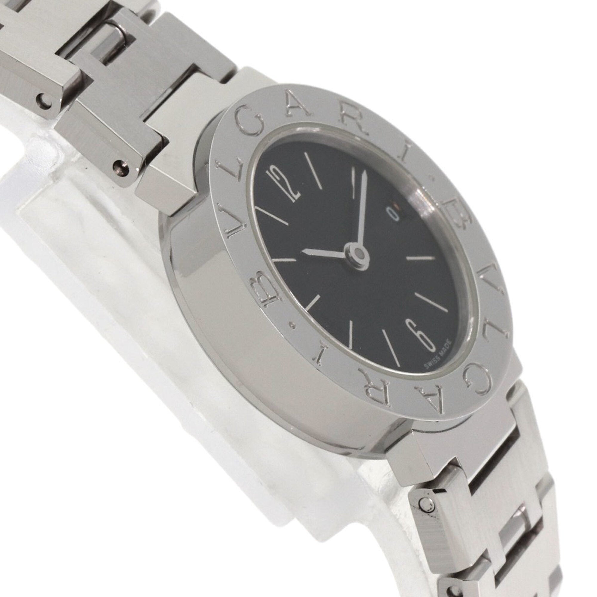 Bvlgari Bvlgari Bvlgari horloge met zwarte wijzerplaat, 23 mm