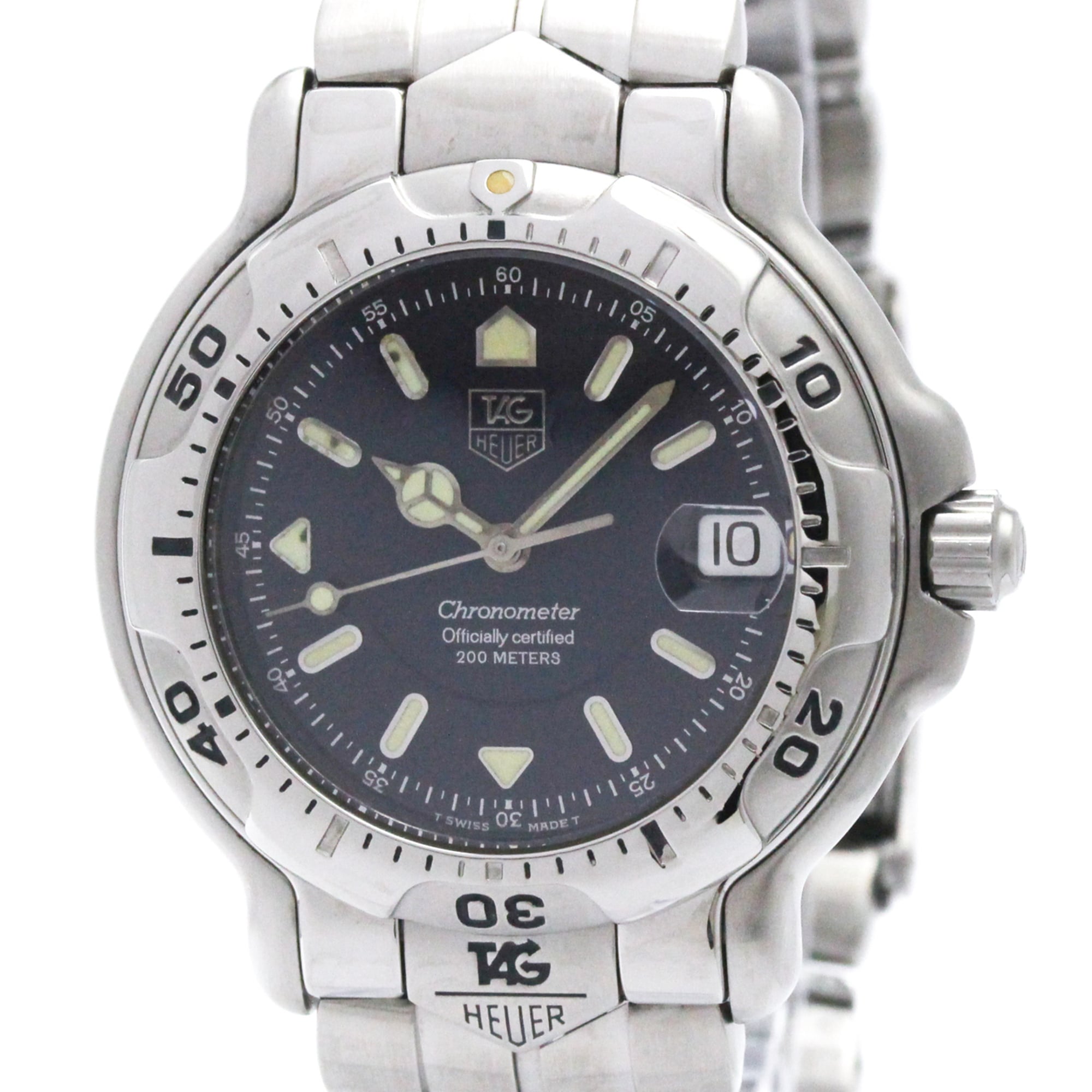 TAG HEUER 6000 Chronometer Steel Automatic Mens WH5113
