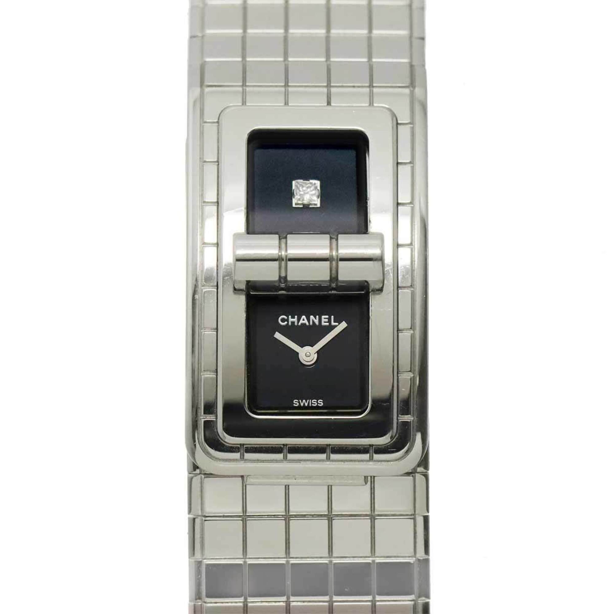 Chanel Code CoCo H5144 Diamond Women's Watch Black Quartz