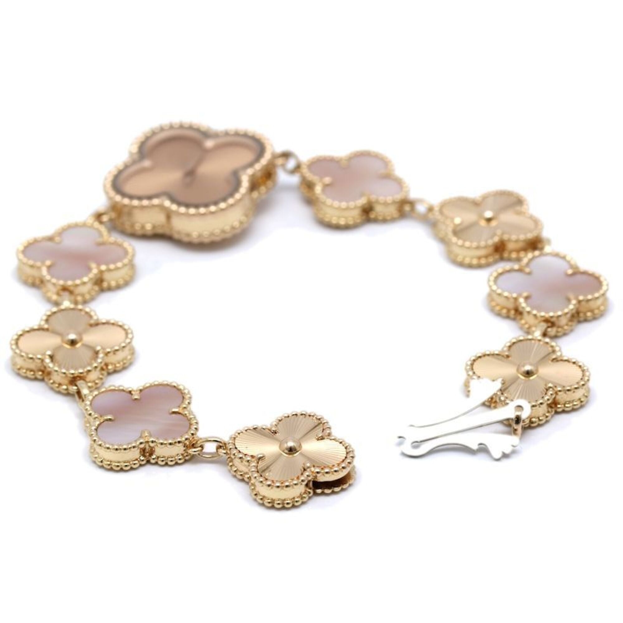 Van Cleef & Arpels Sweet Alhambra Guilloche VCARO90100 2386240 dameshorloge 18-karaats roségoud 40437