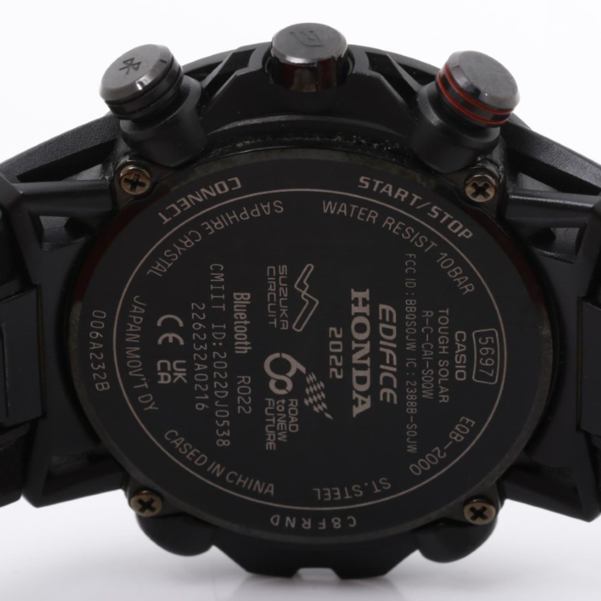 CASIO Edifice Sospensione Honda Racing Red Edition EQB2000HR1AJR Black
