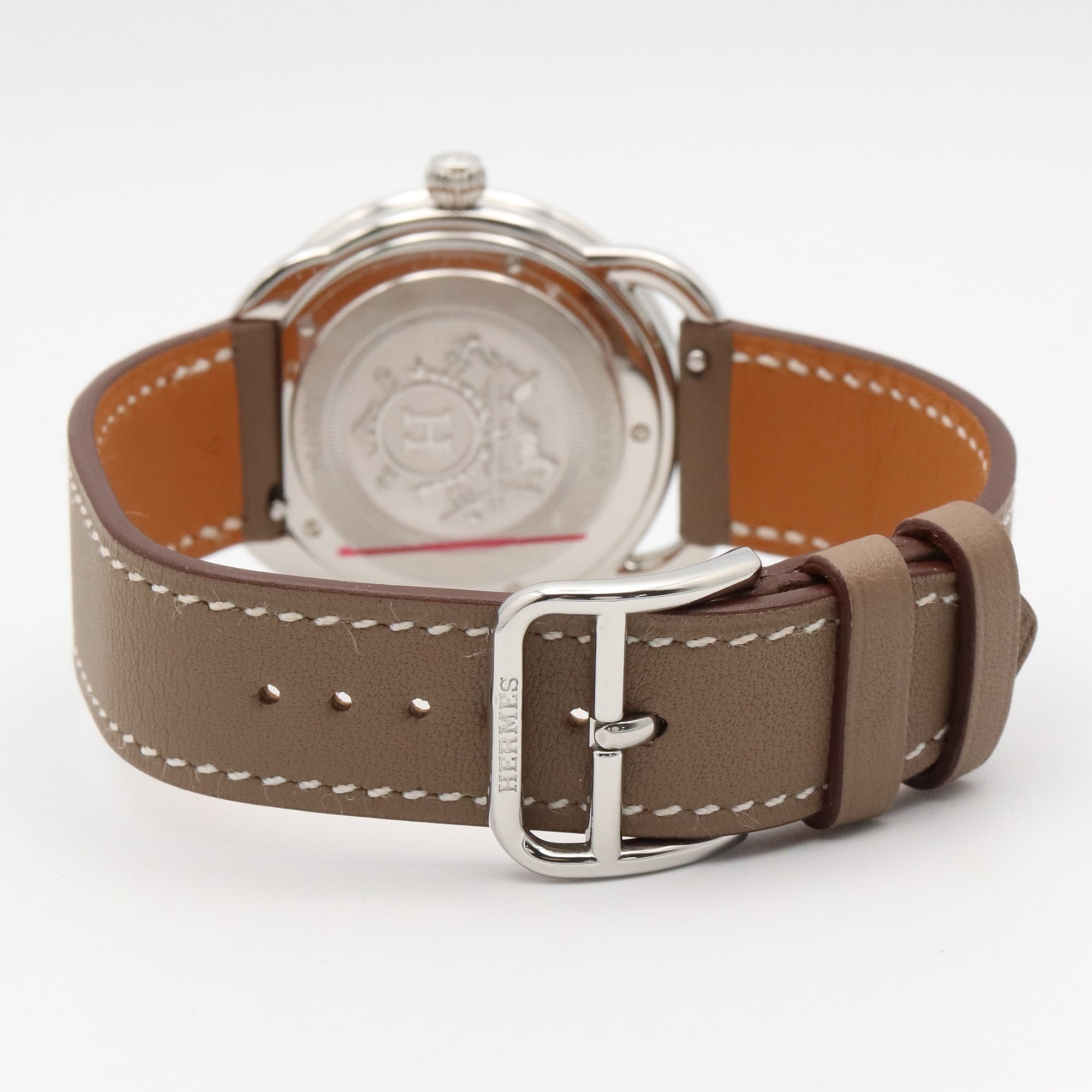 Hermes Arceau AR5.510 White Dial Stainless steel 35mm Watch