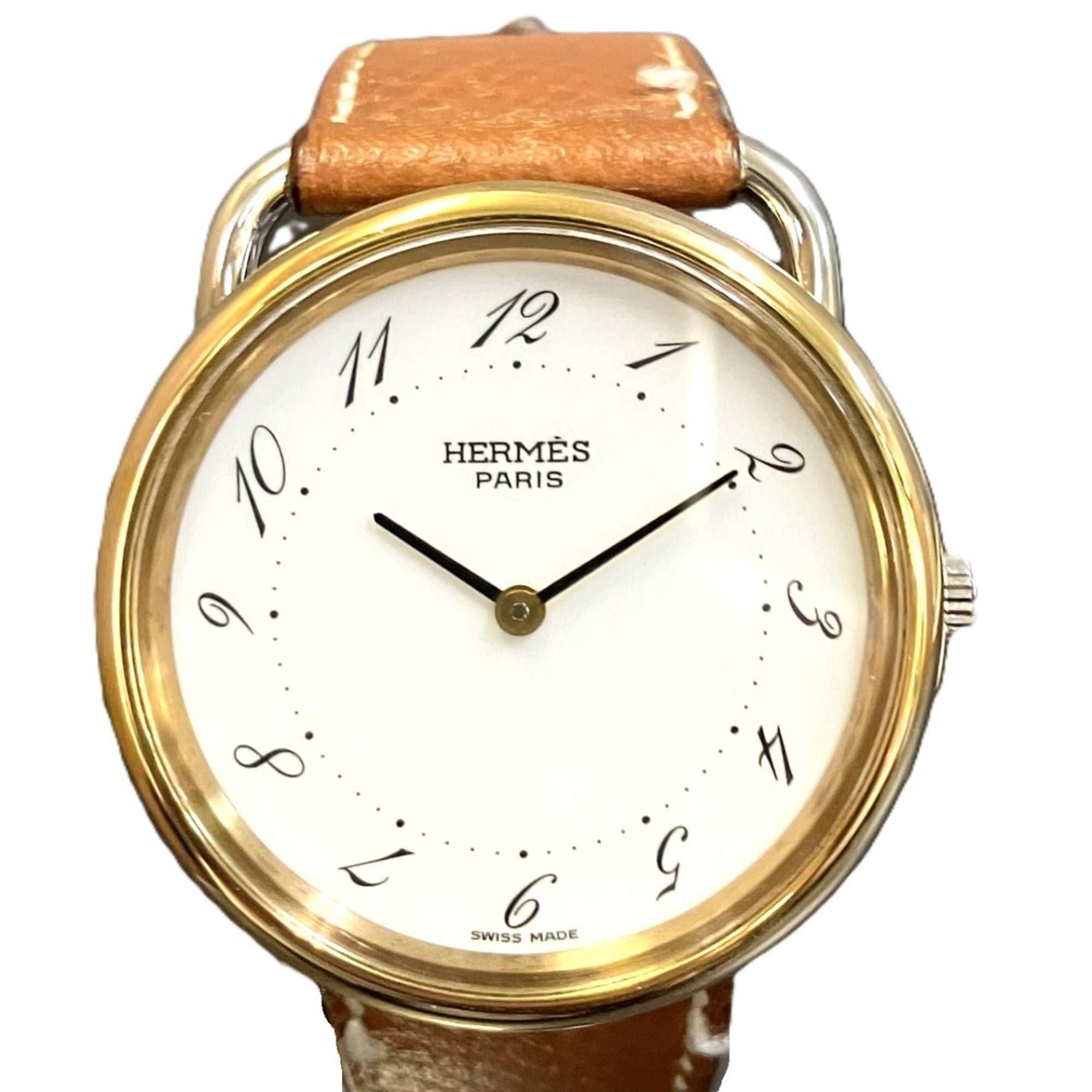 Hermes Arceau GZl1j237 White Dial 30mm Watch