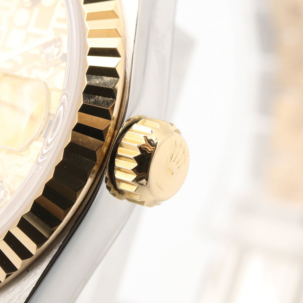 Montre Rolex Datejust 10P Diamond 78273G Champagne, cadran doré, 31 mm