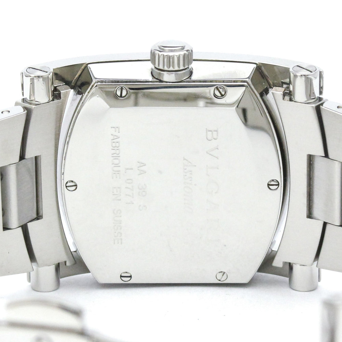 Bvlgari Assioma AA39S mit grauem Zifferblatt 39mm Uhr