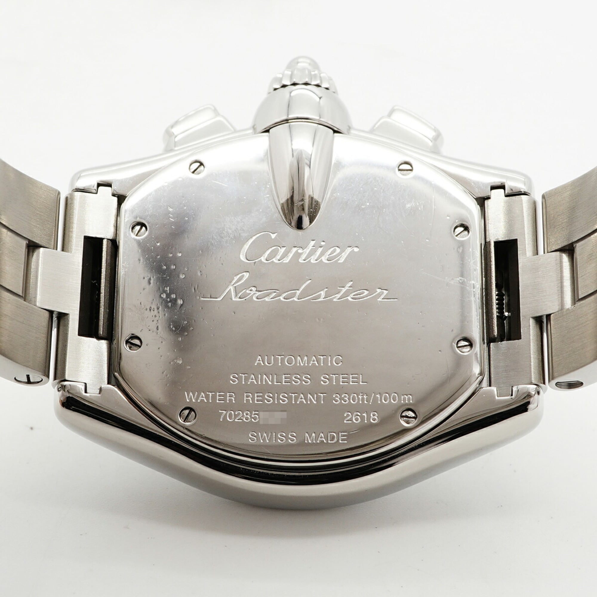 Cartier Roadster XL W62019X6 Silver Dial Men's Watch