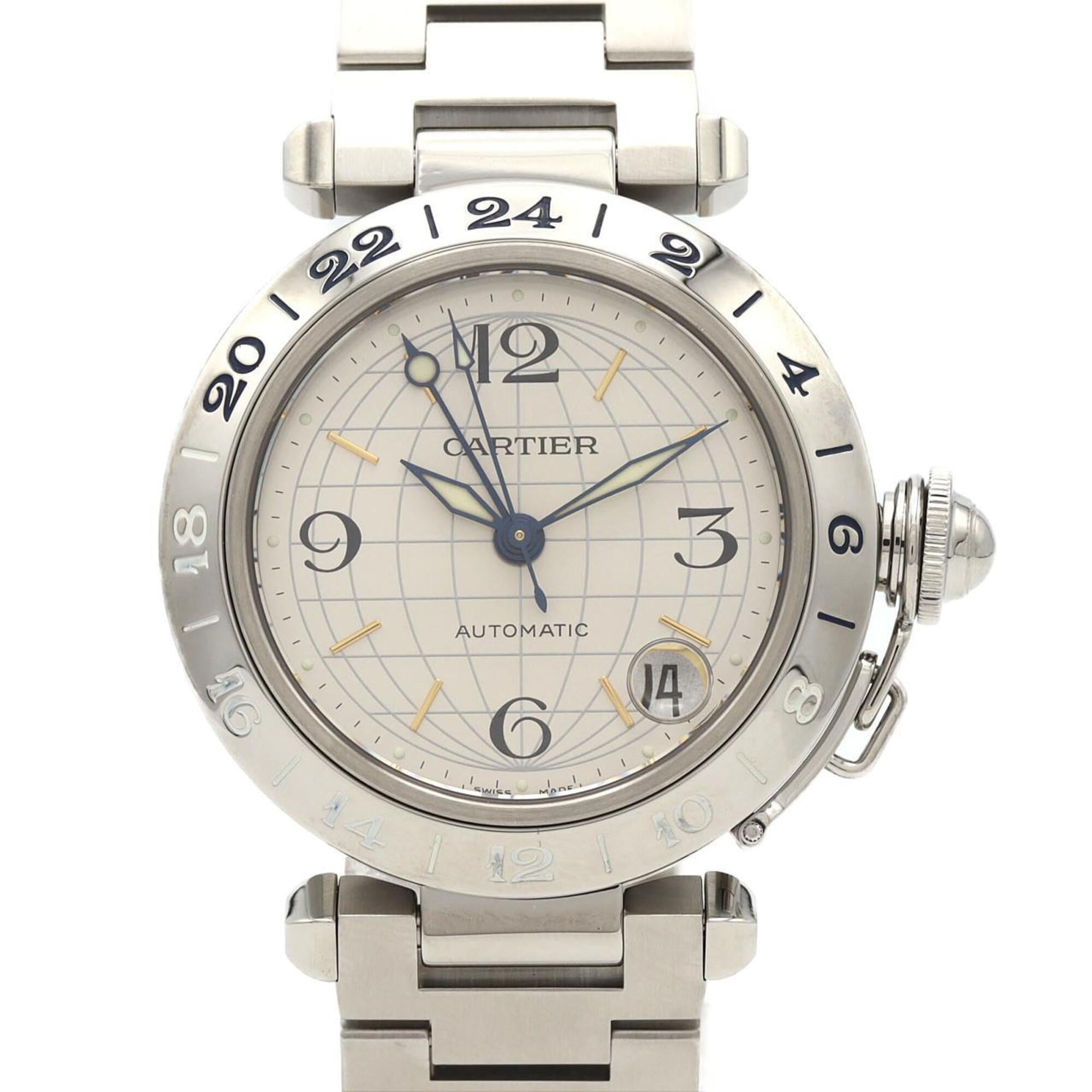 Cartier Pasha W31029M7 Silver Dial 35mm Watch