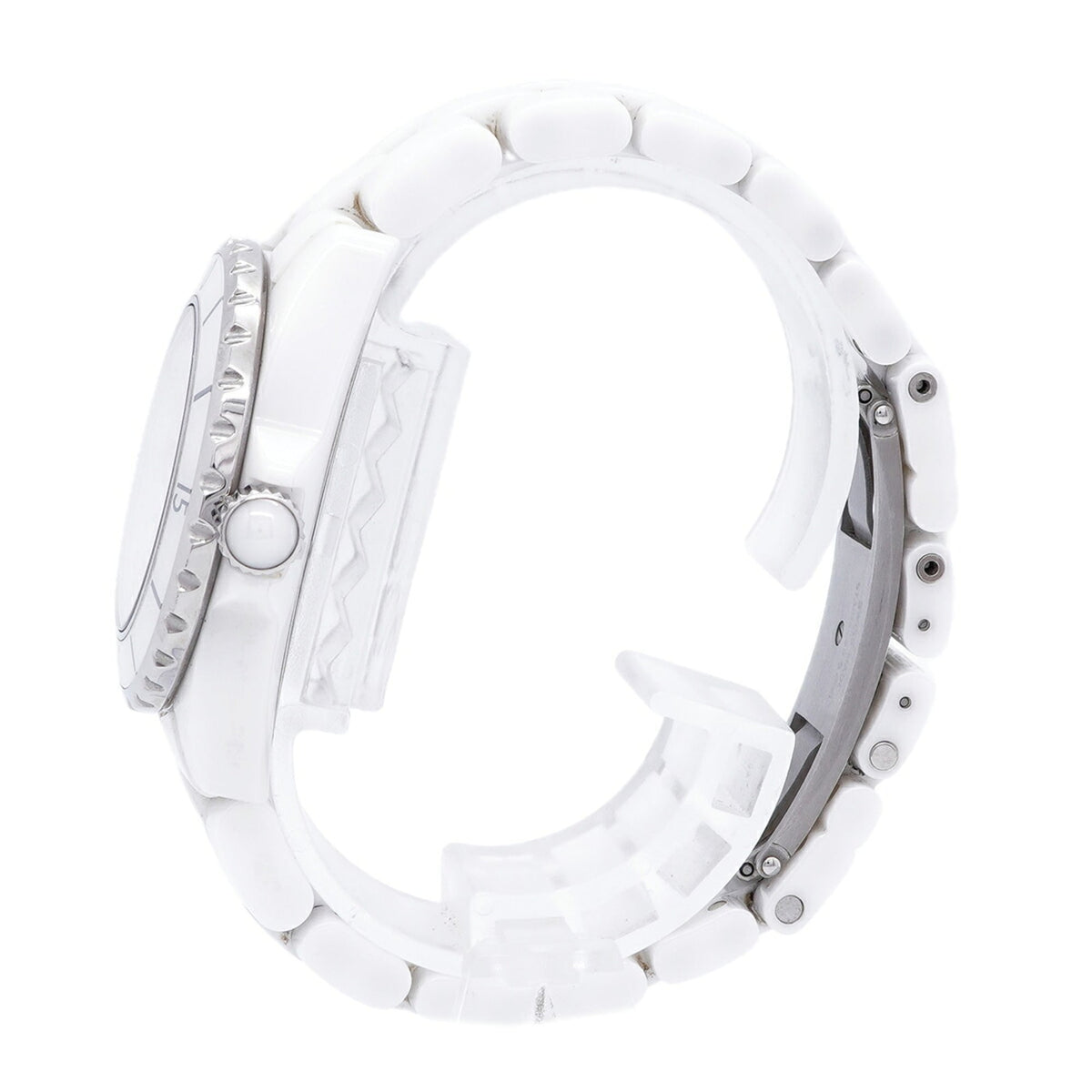 Chanel J12 H0968 Weiß Zifferblatt 34 mm Uhr