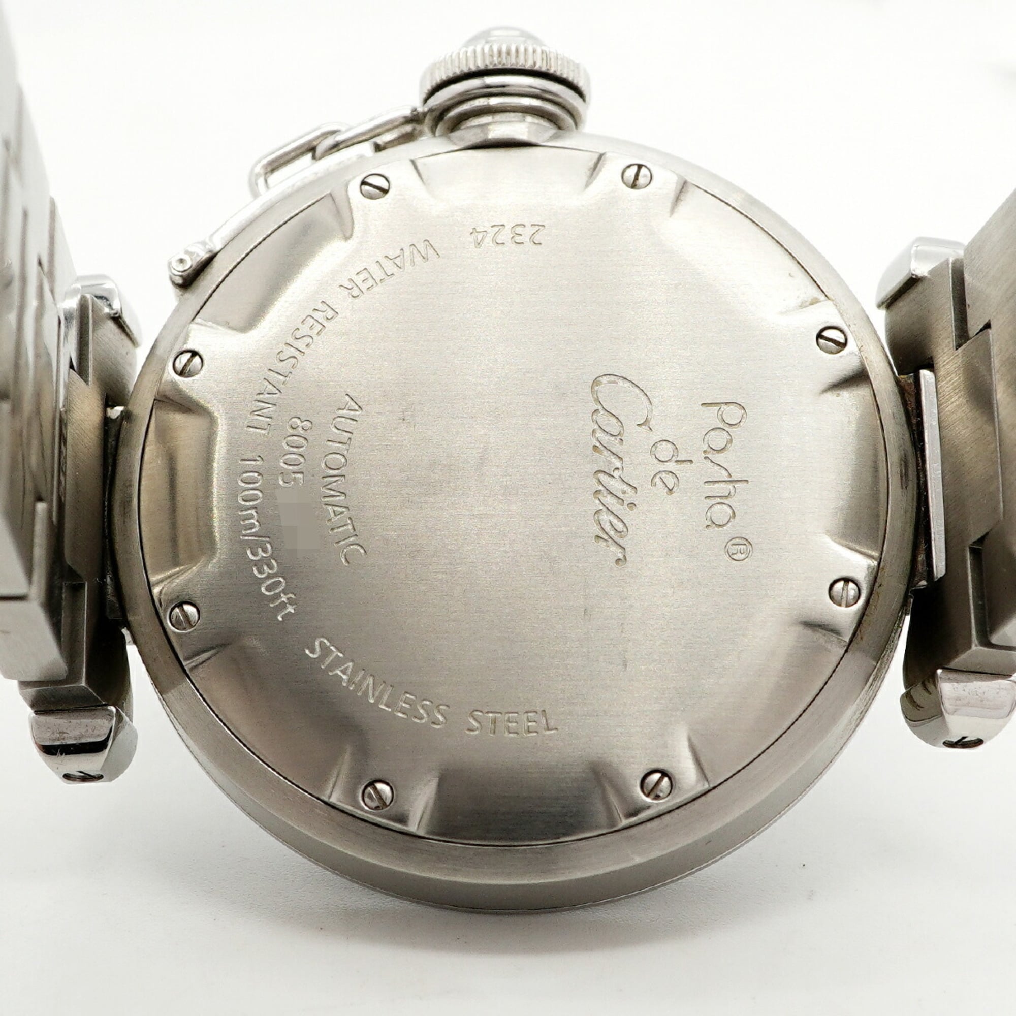Cartier Pasha W31043M7 Black Dial 35mm Watch