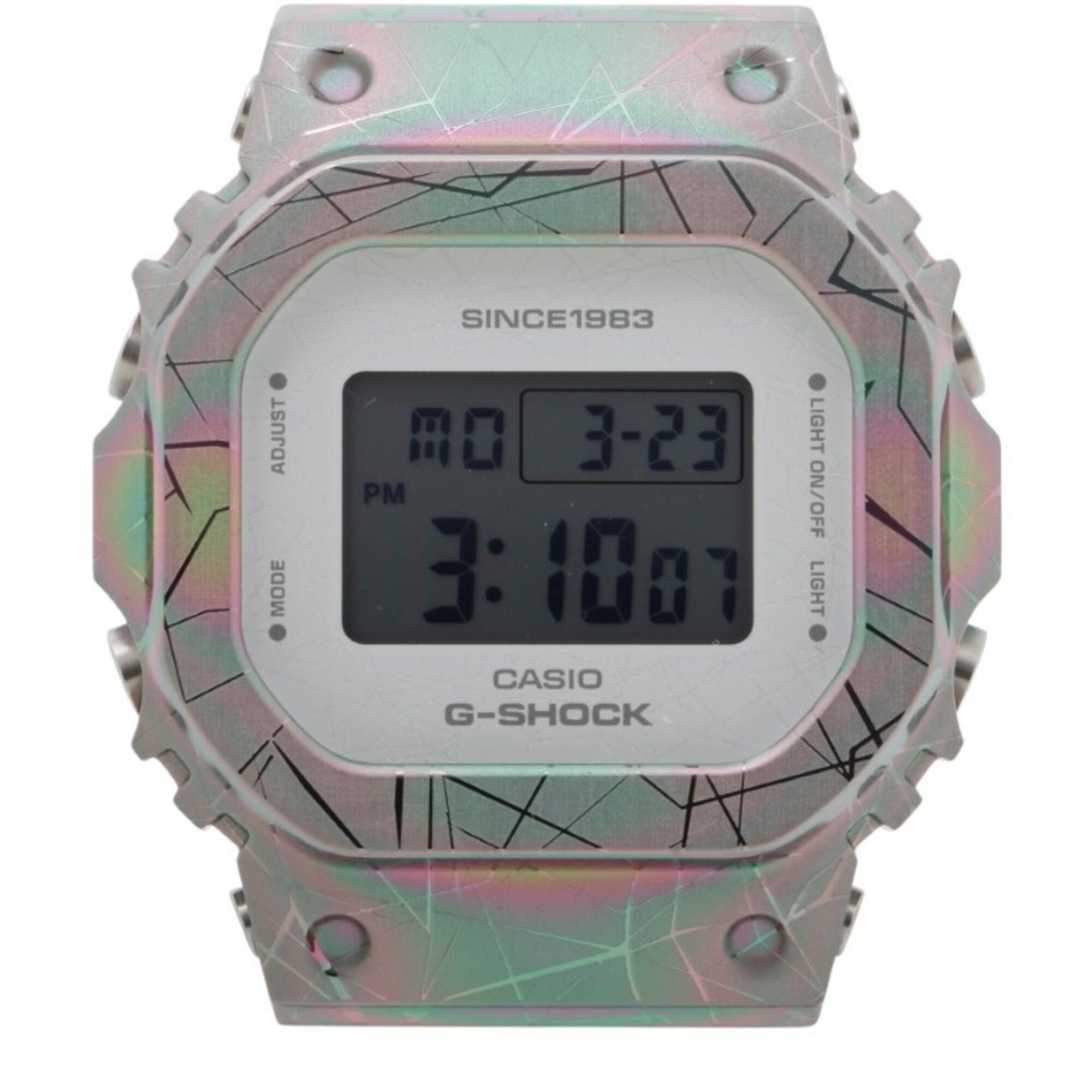 CASIO G-SHOCK GM-S5640GEM-7JR Rainbow Skeleton Women's Watch 40th Anniversary Adventurerâ€™s Stone Series