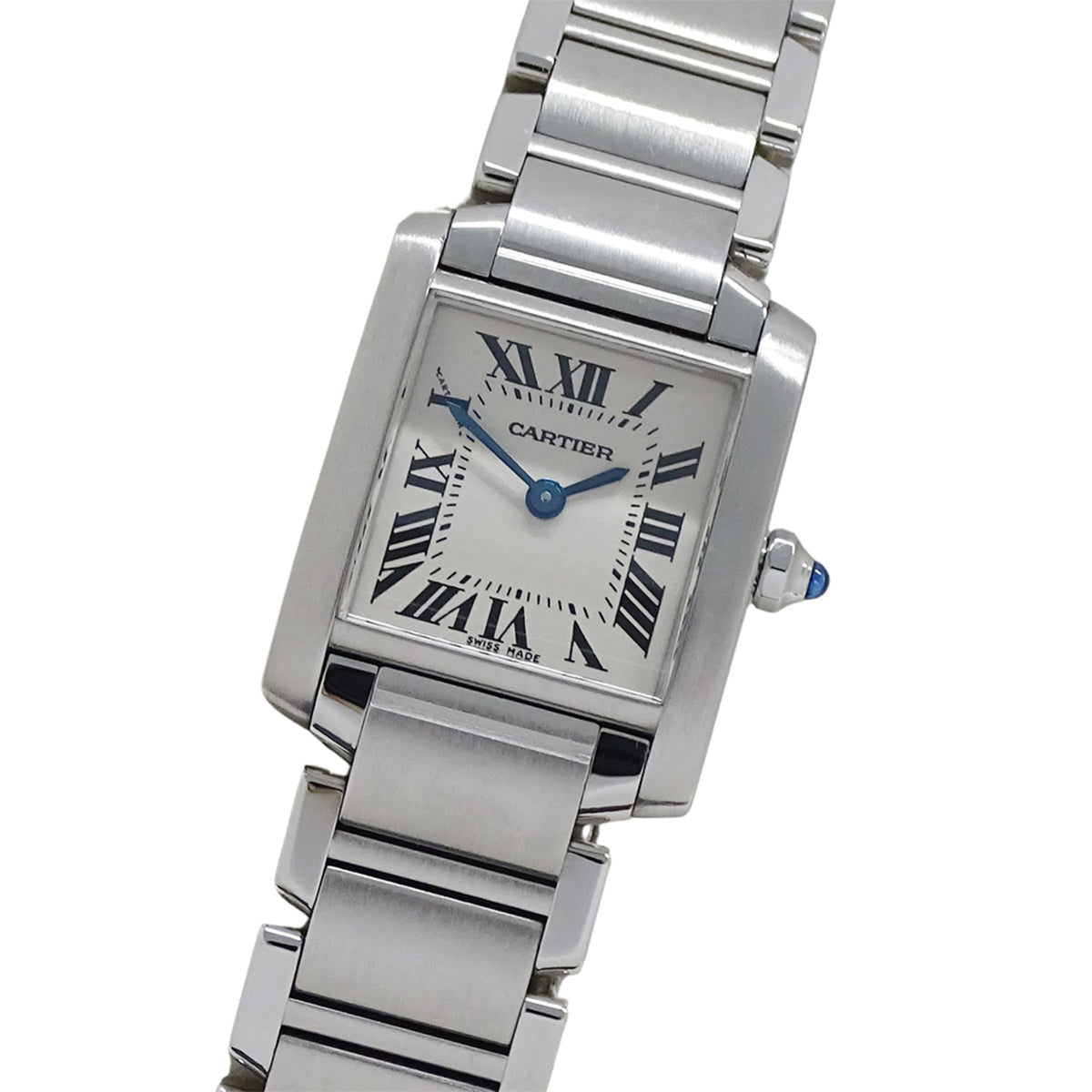 Cartier Tank Française SM W51008Q3 Elfenbein Zifferblatt 20 mm Uhr