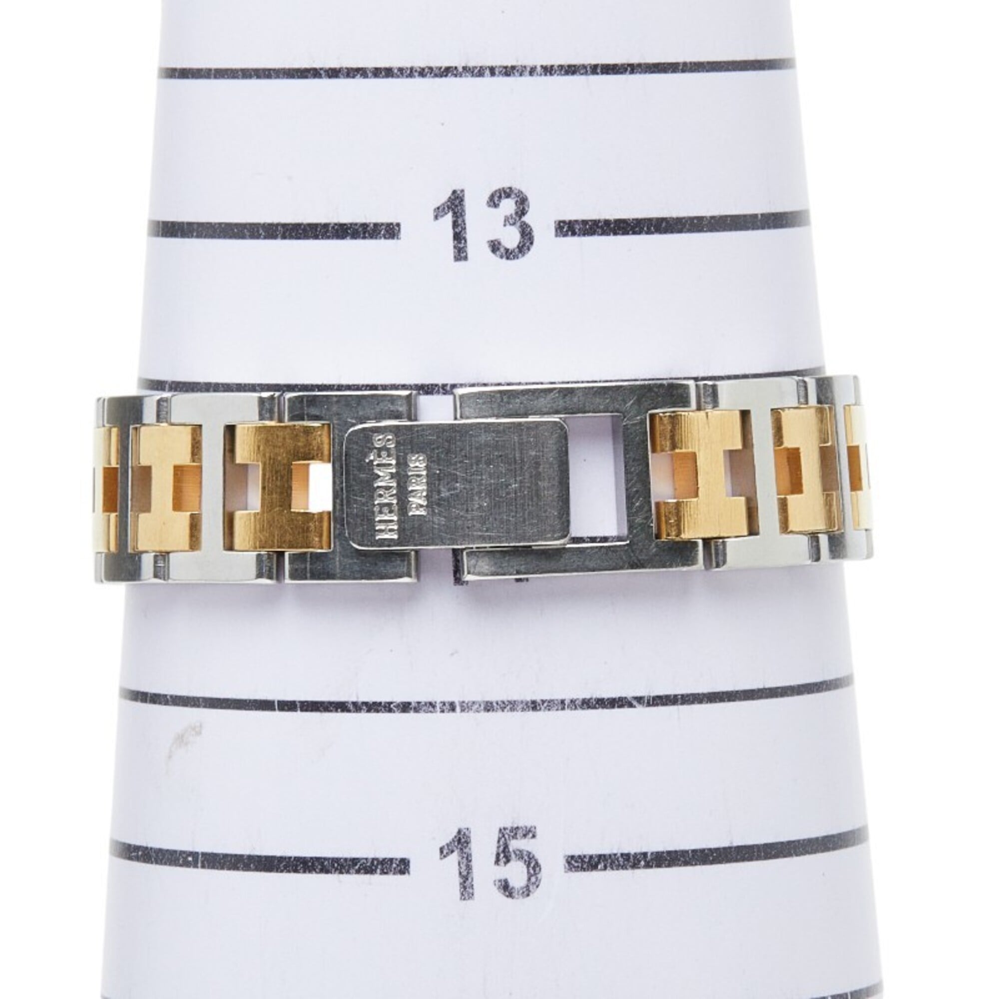 Hermes Clipper CL4.220 Quartz White Dial Stainless Steel Wo HERMES
