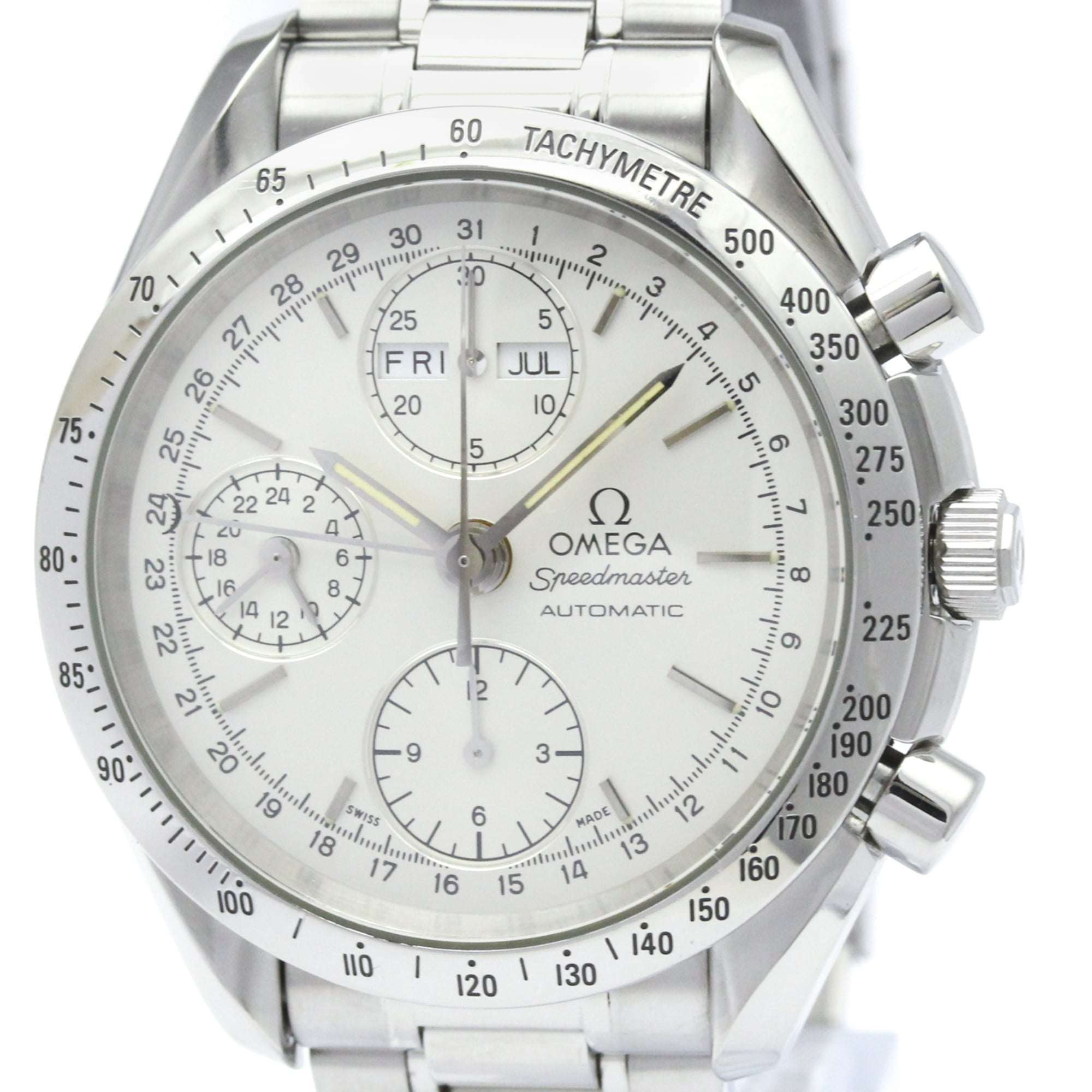 Omega Speedmaster 3521.3 Silver Dial 39mm Watch