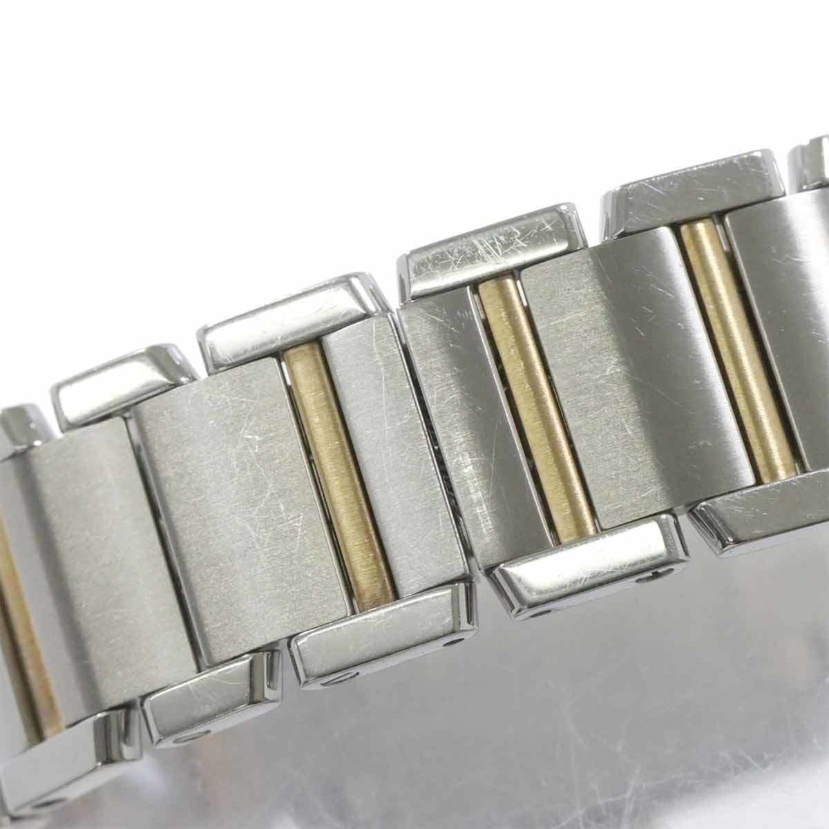 Cartier Tank Francaise MM W51012Q4 Ivory Dial 25mm Watch